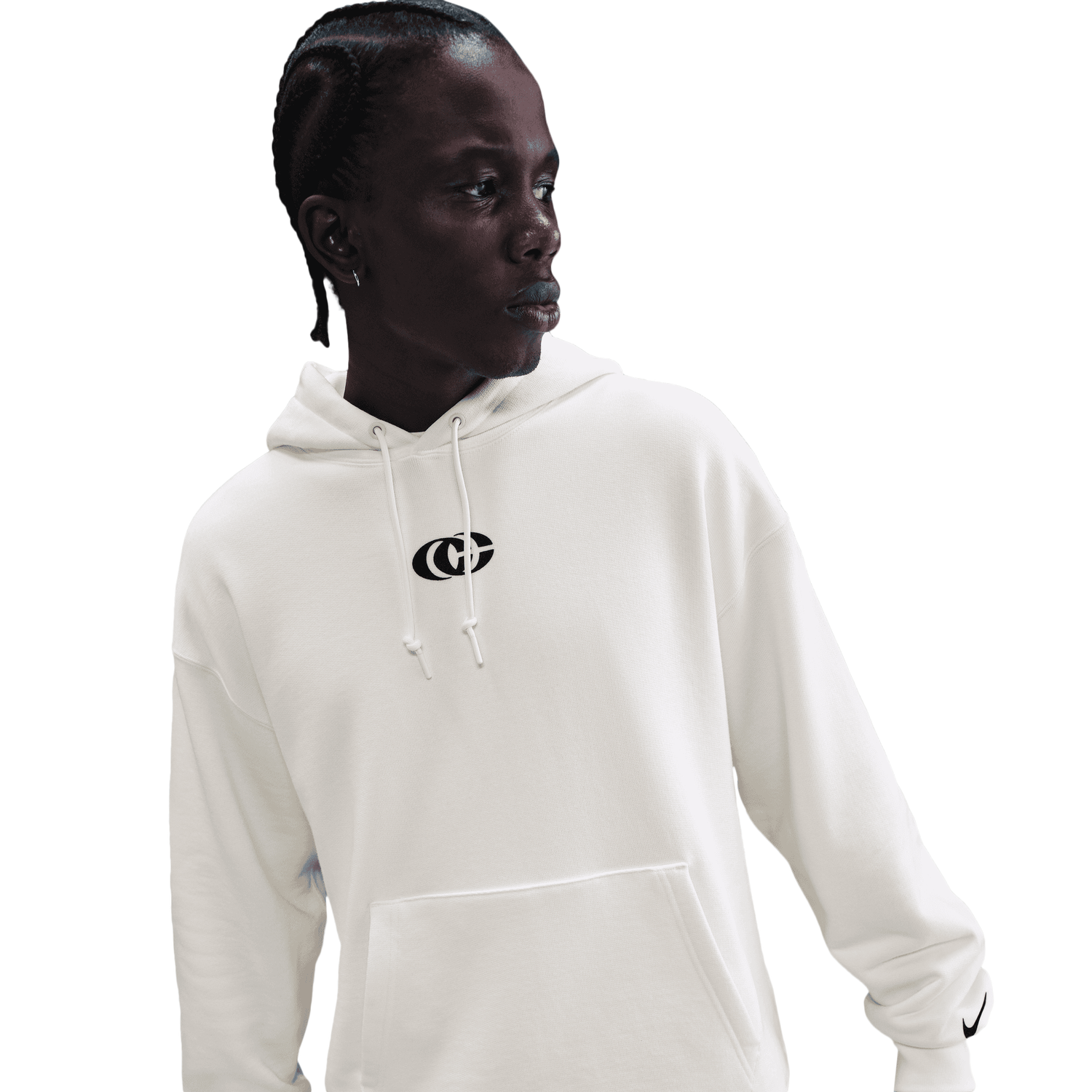 Nike Caitlin Clark U Premium Fleece Pullover Hoodie - Women's - Sail/Sail
