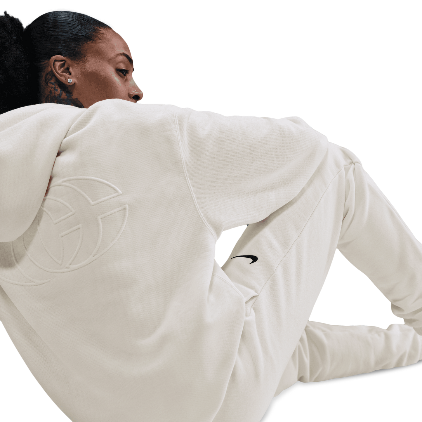 Nike Caitlin Clark U Premium Fleece Pants - Women's - Sail/Sail