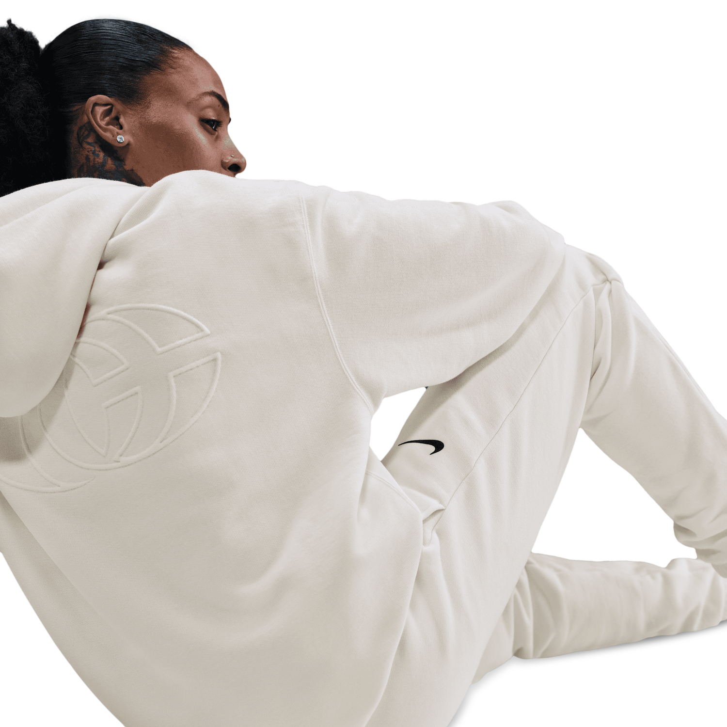Nike Caitlin Clark U Premium Fleece Pants - Women's - Sail/Sail