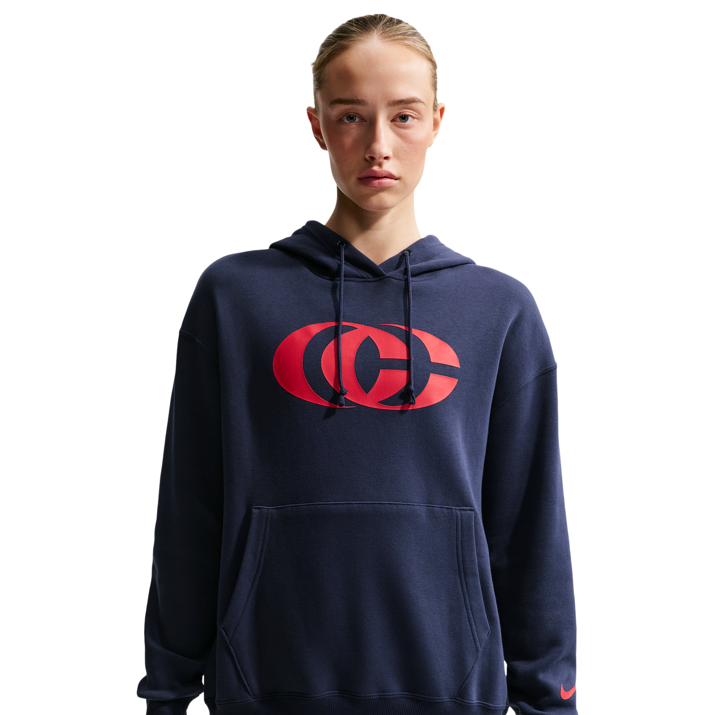 Nike CC Fleece Pullover Essentials Hoodie - Women's - University Red/University Red/Midnight Navy