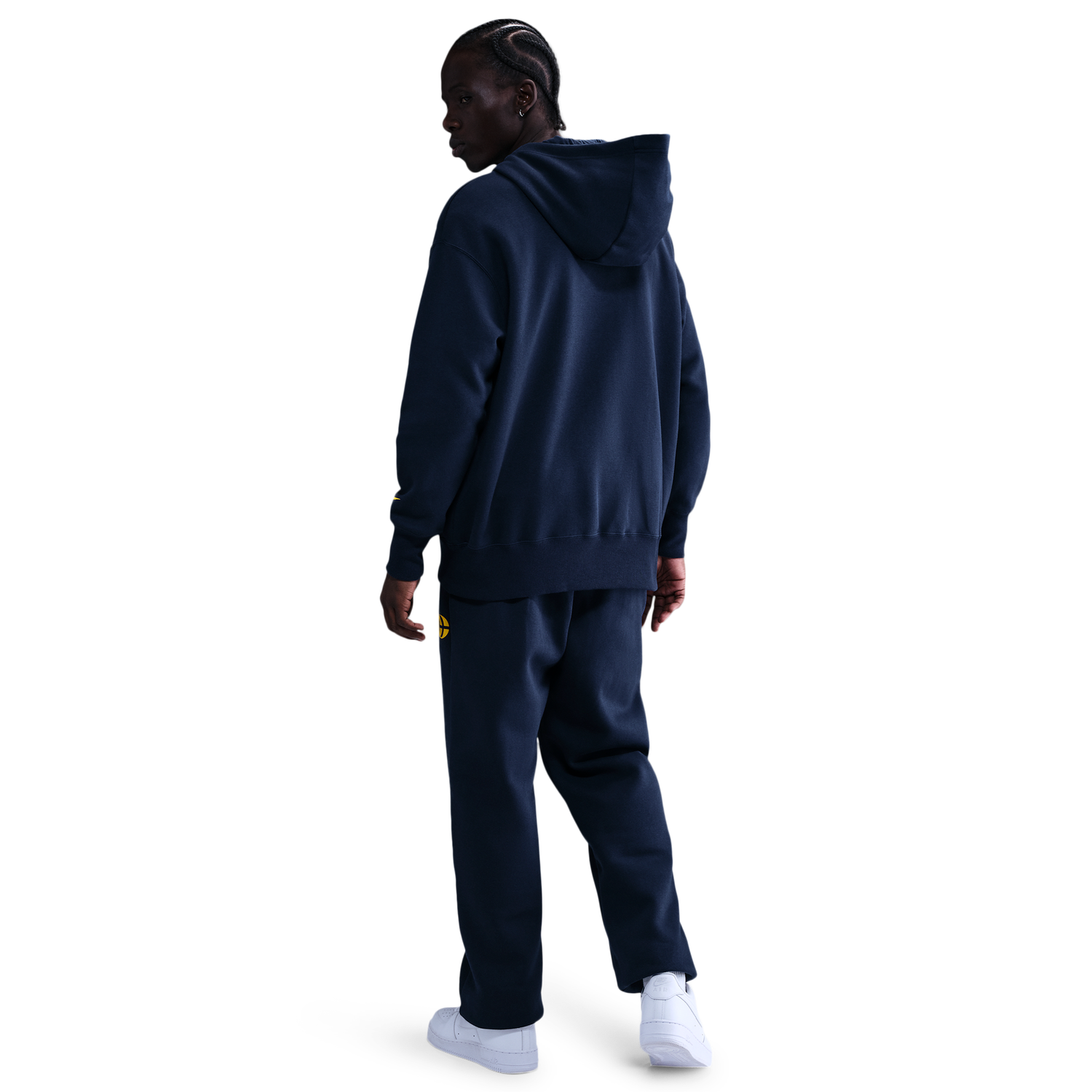 Nike CC Essentials Fleece Pant - Women's - Amarillo/Midnight Navy/Amarillo