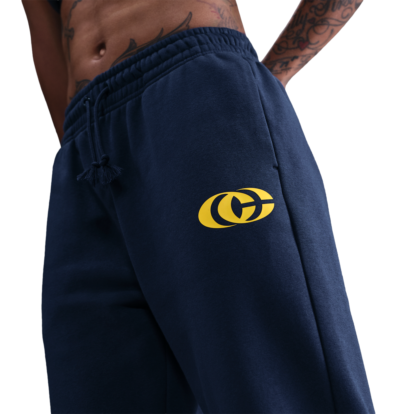 Nike CC Essentials Fleece Pant - Women's - Amarillo/Midnight Navy/Amarillo