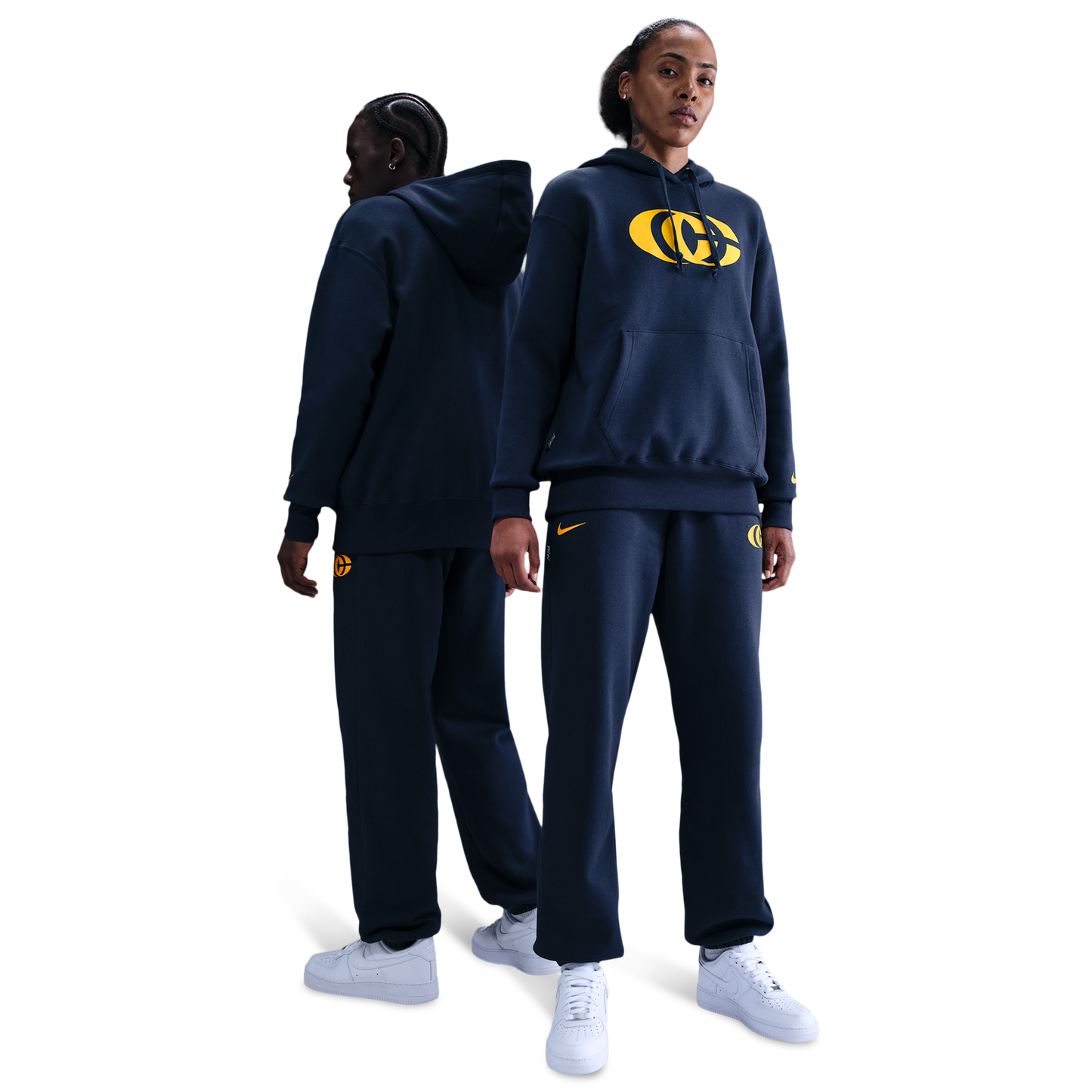 Nike CC Essentials Fleece Pant - Women's - Amarillo/Midnight Navy/Amarillo