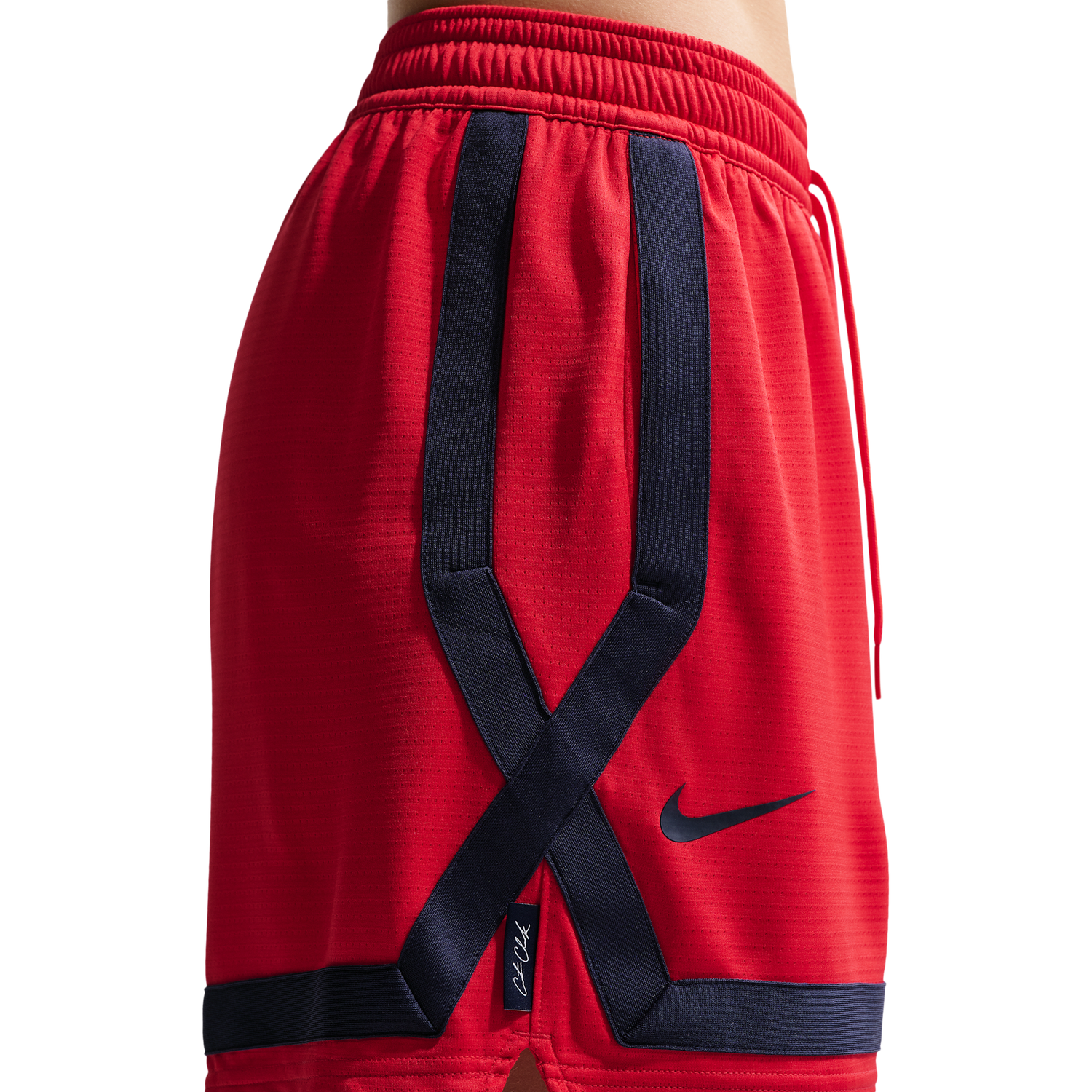 Nike CC Dri-FIT Crossover 5" Shorts - Women's - University Red/Midnight Navy/Midnight Navy