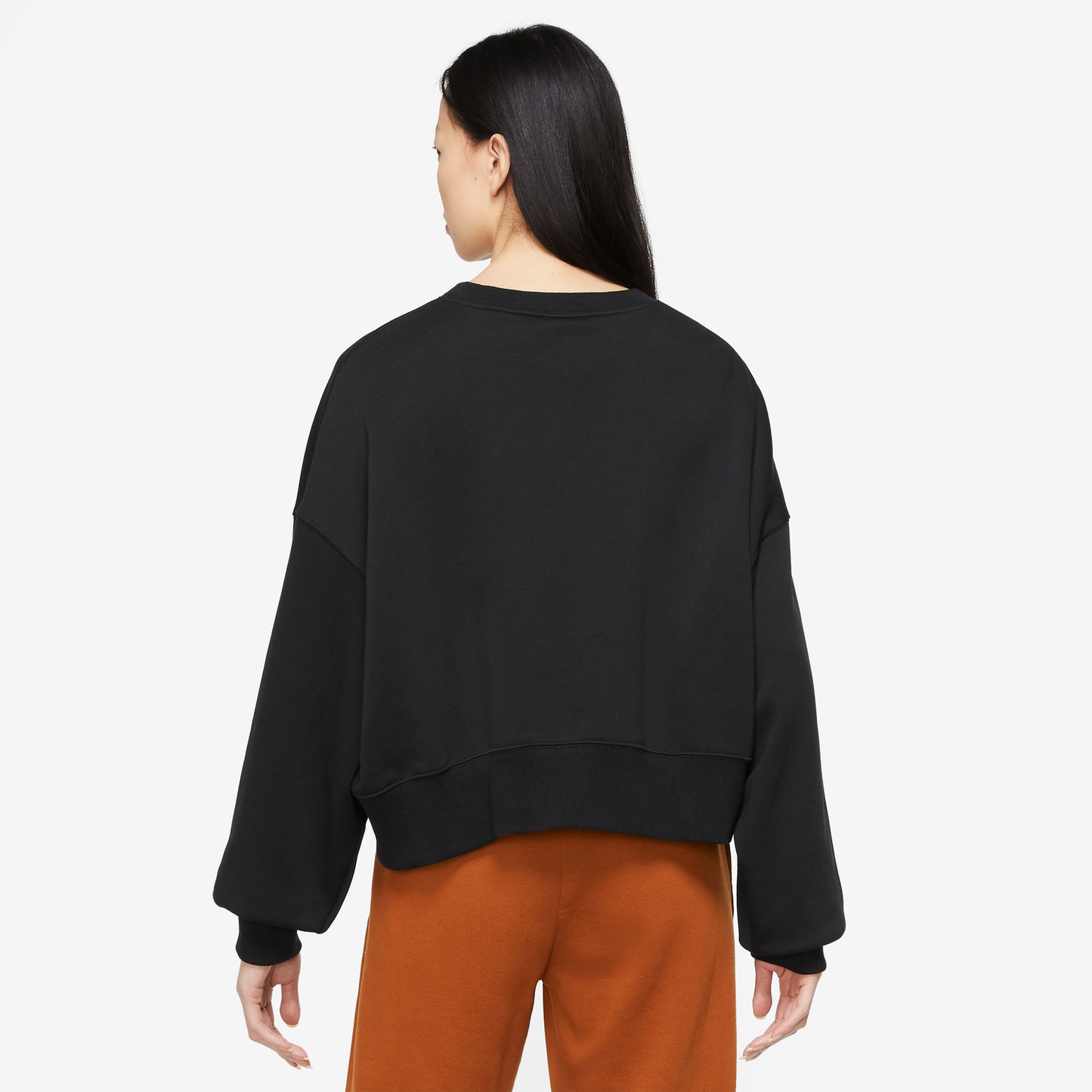 Nike NSW Style Fleece Crew OOS - Women's - Black