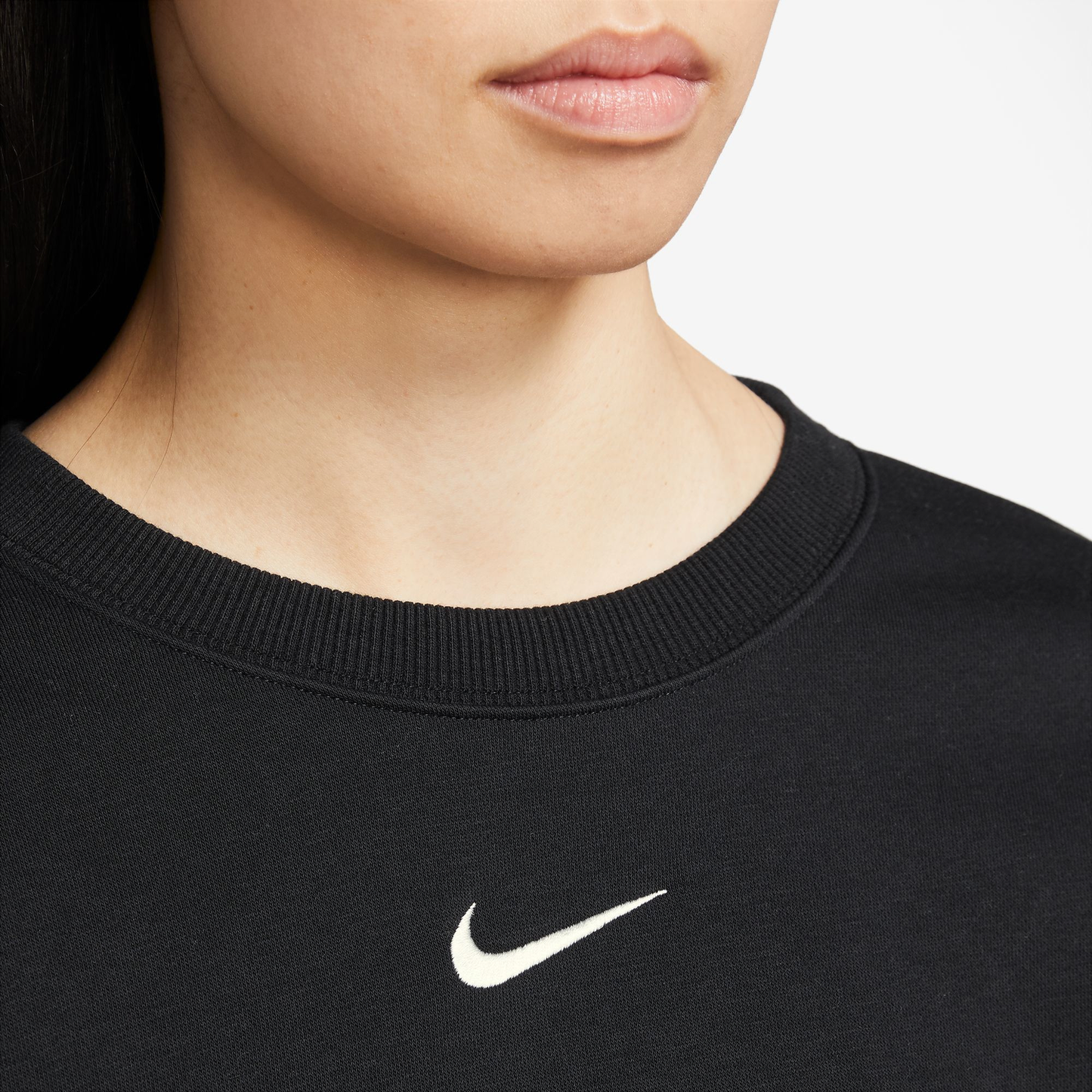 Nike NSW Style Fleece Crew OOS - Women's - Black