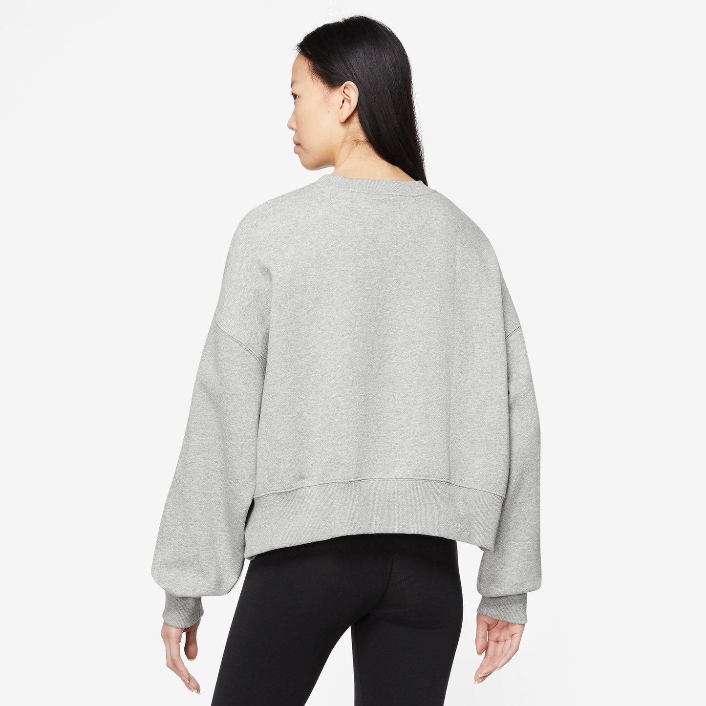 Nike NSW Style Fleece Crew OOS - Women's - Grey