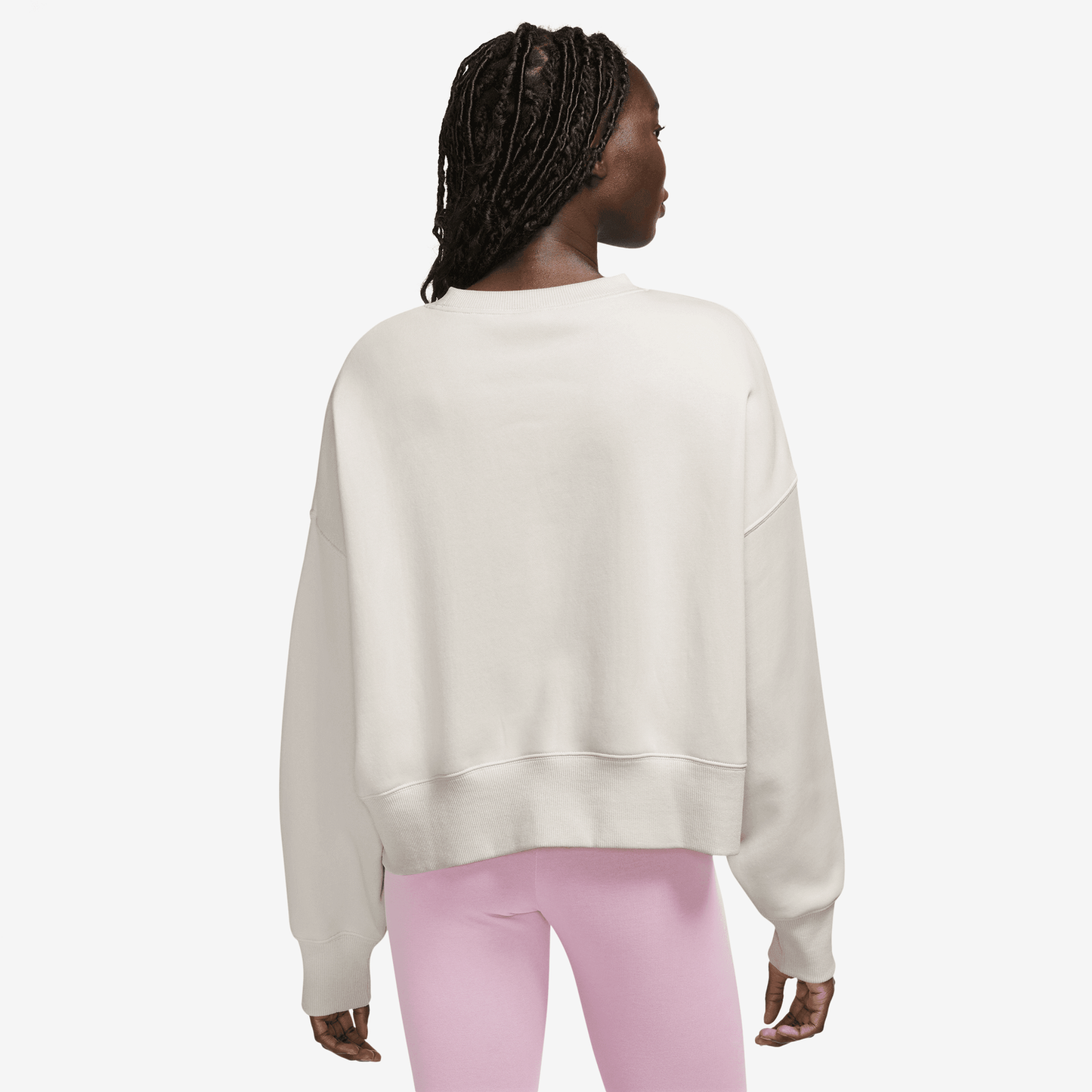 Nike NSW Style Fleece Crew OOS - Women's - Light Orewood Brown/Sail