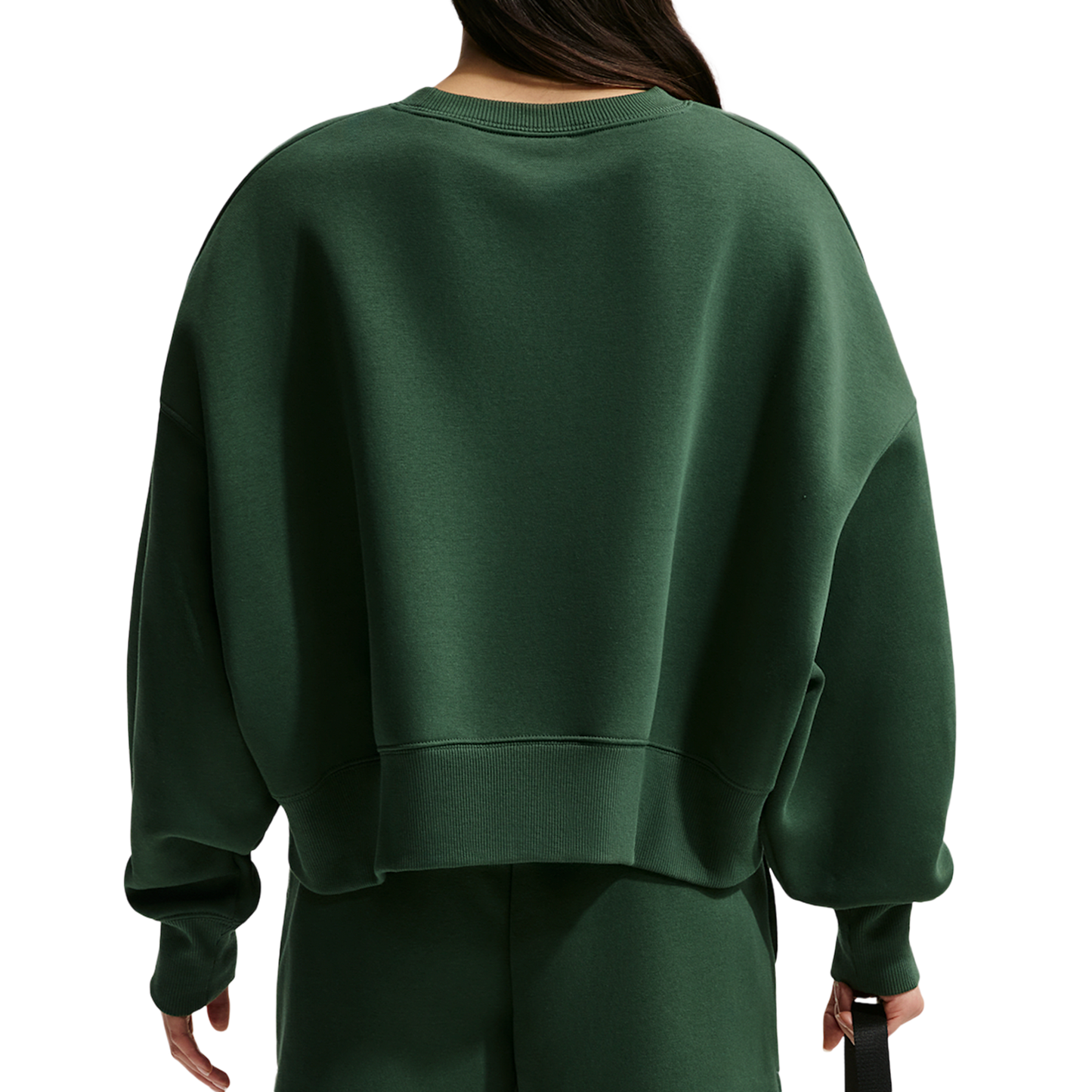 Nike NSW Style Fleece Crew OOS - Women's - Fir/Sail