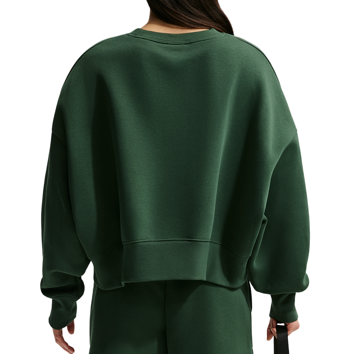 Nike NSW Style Fleece Crew OOS - Women's - Fir/Sail