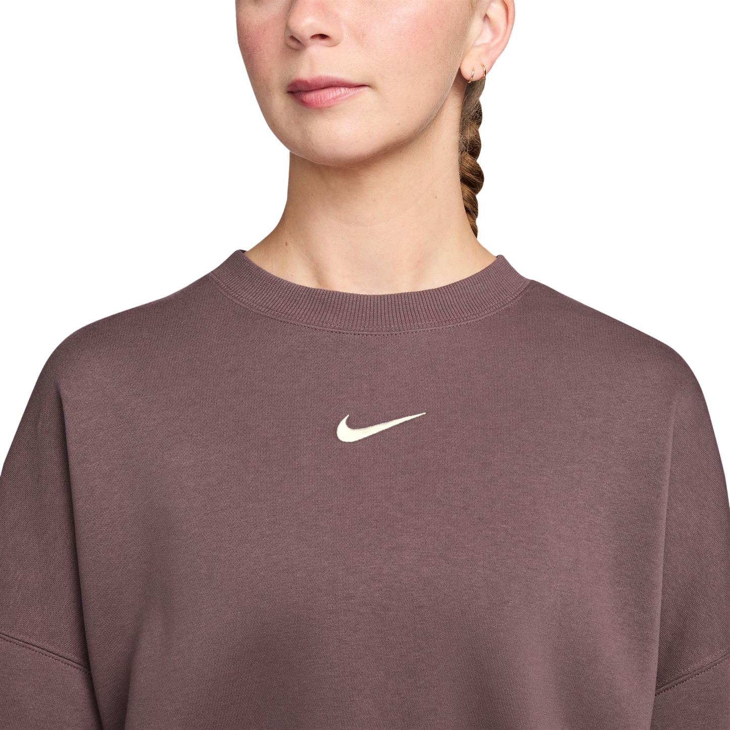Nike NSW Style Fleece Crew OOS - Women's - Tattoo/Sail