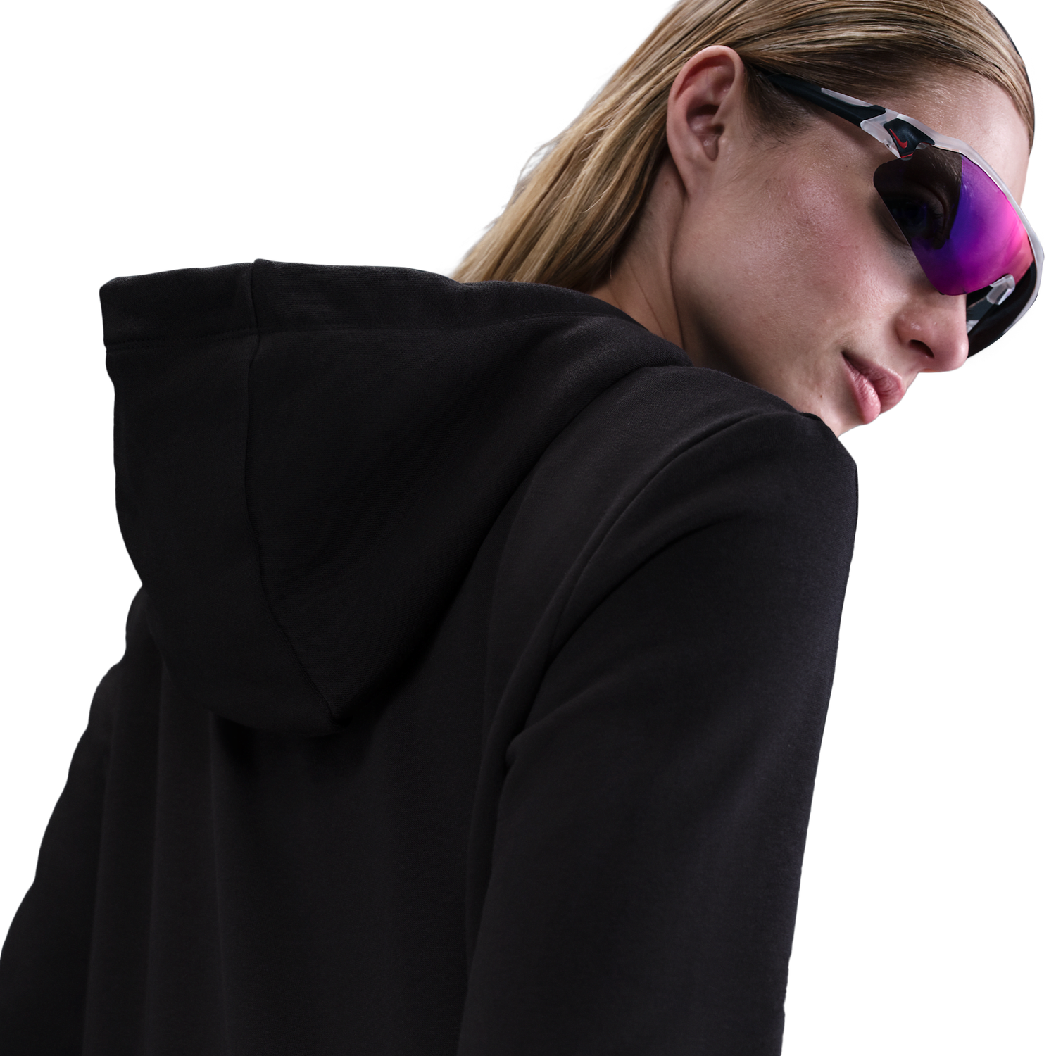 Nike NSW Club Fleece PO Hoodie - Women's - Black/White