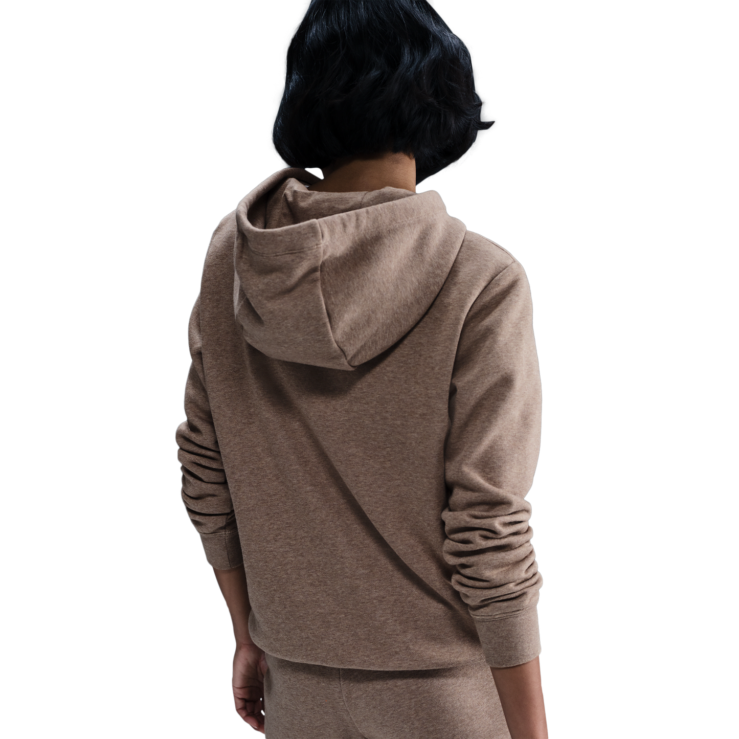 Nike NSW Club Fleece PO Hoodie - Women's - Mink Brown/Heather/White