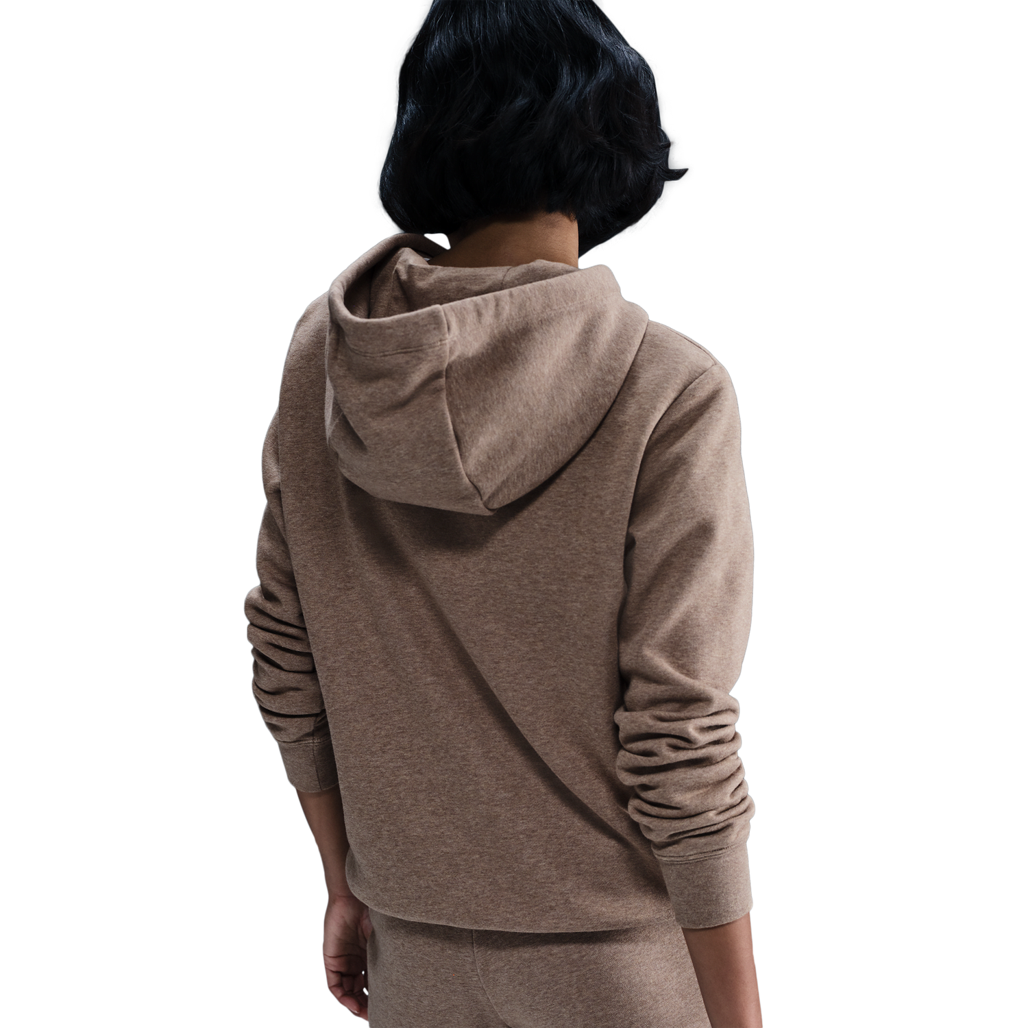 Nike NSW Club Fleece PO Hoodie - Women's - Mink Brown/Heather/White