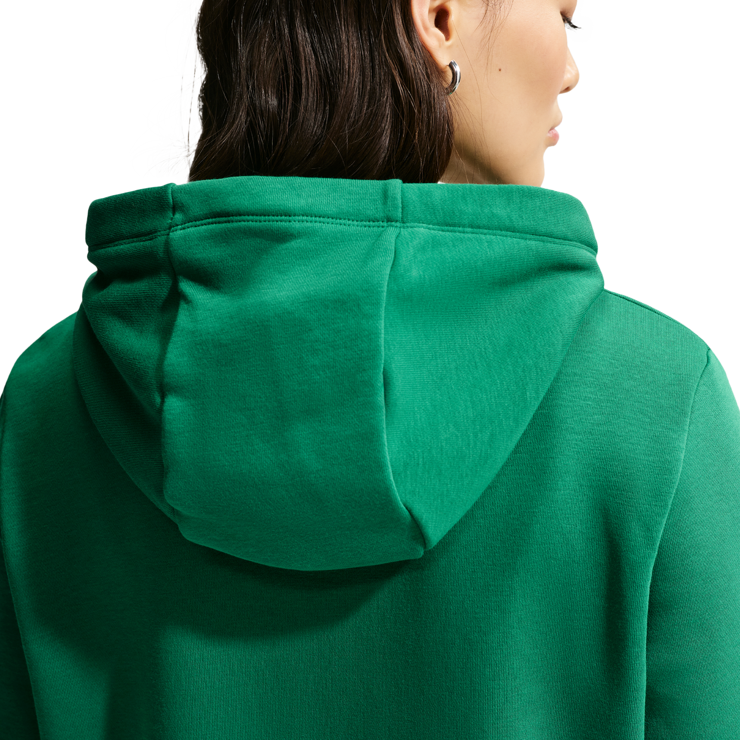 Nike NSW Club Fleece PO Hoodie - Women's - White/Malachite