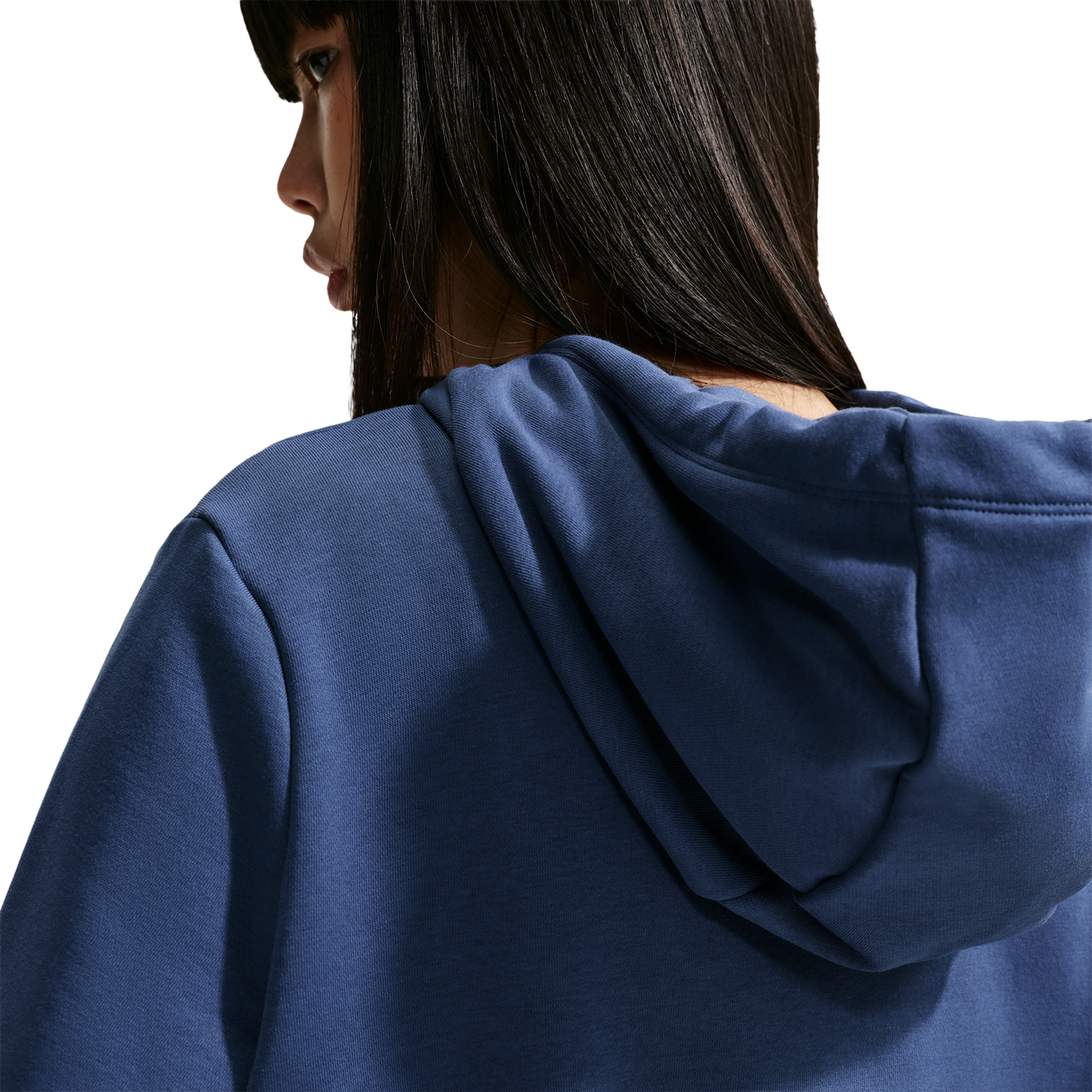 Nike NSW Club Fleece PO Hoodie - Women's - Mystic Navy/White