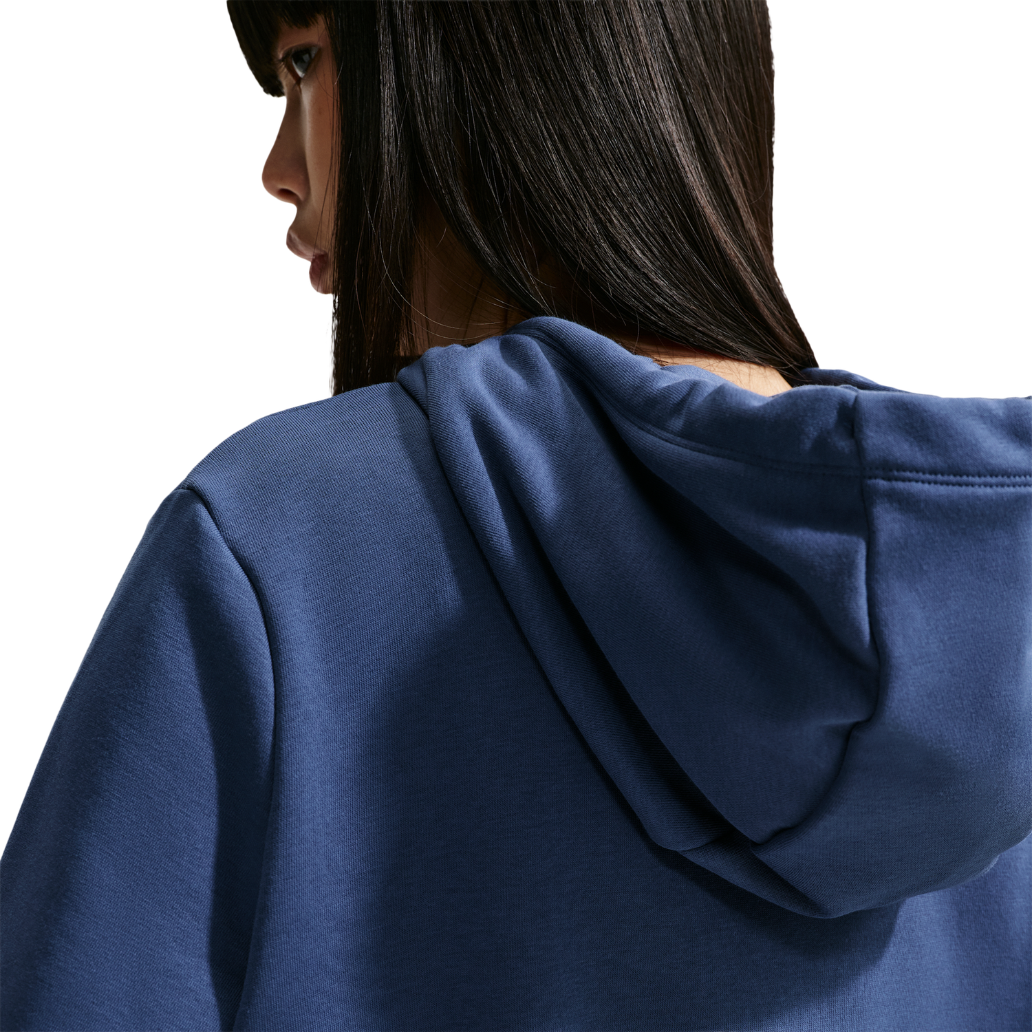 Nike NSW Club Fleece PO Hoodie - Women's - Mystic Navy/White