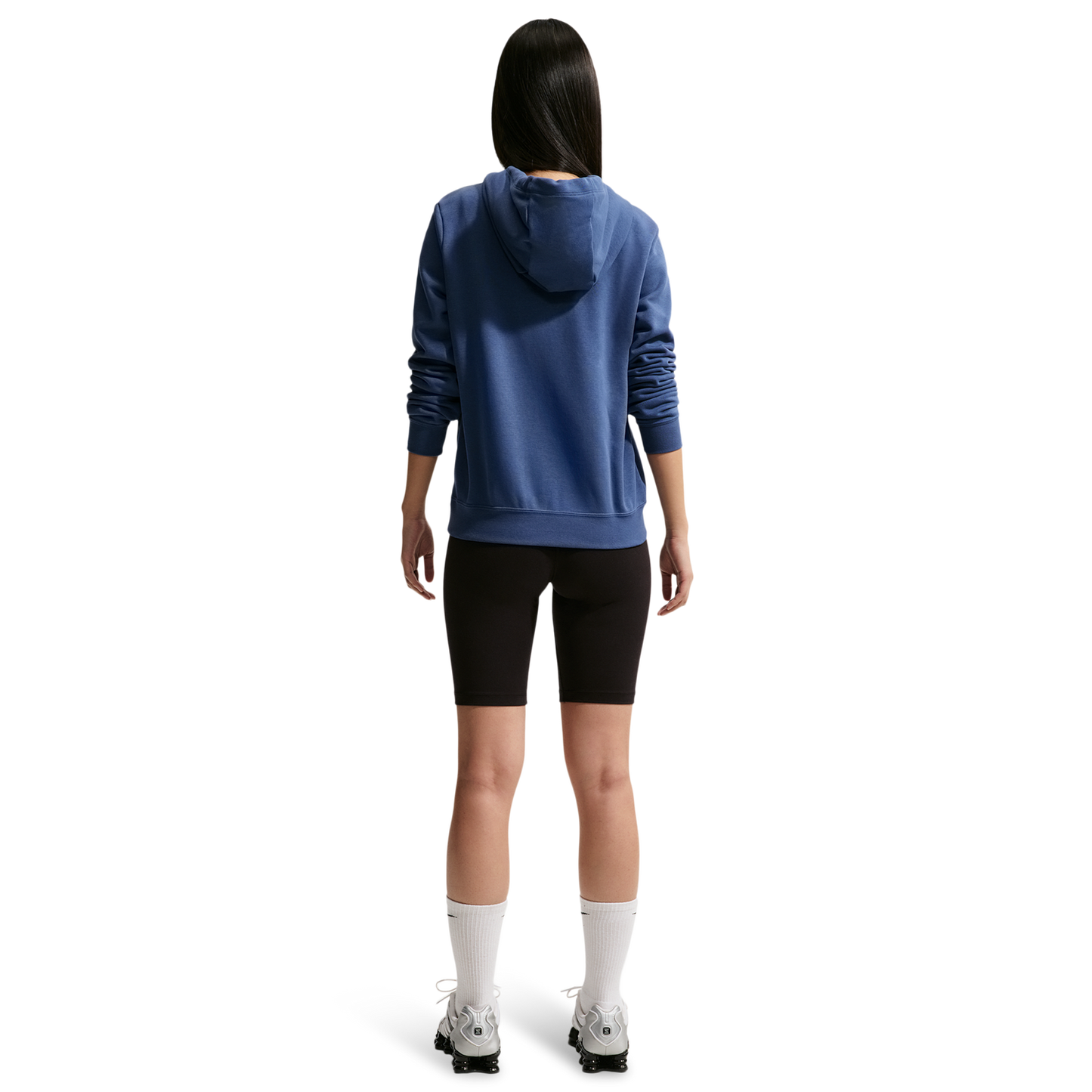Nike NSW Club Fleece PO Hoodie - Women's - Mystic Navy/White