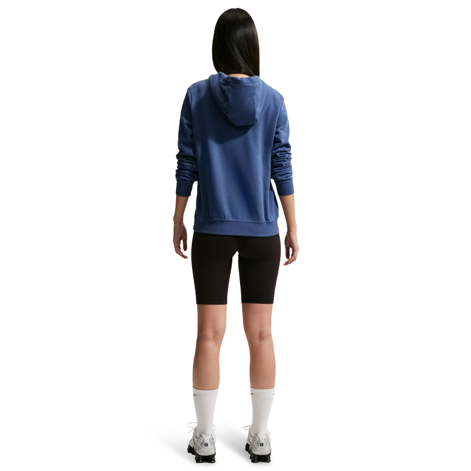 Nike NSW Club Fleece PO Hoodie - Women's - Mystic Navy/White