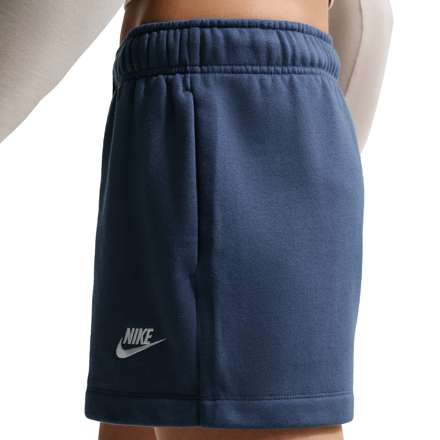 Nike NSW Club Fleece MR Short - Women's - Mystic Navy/White