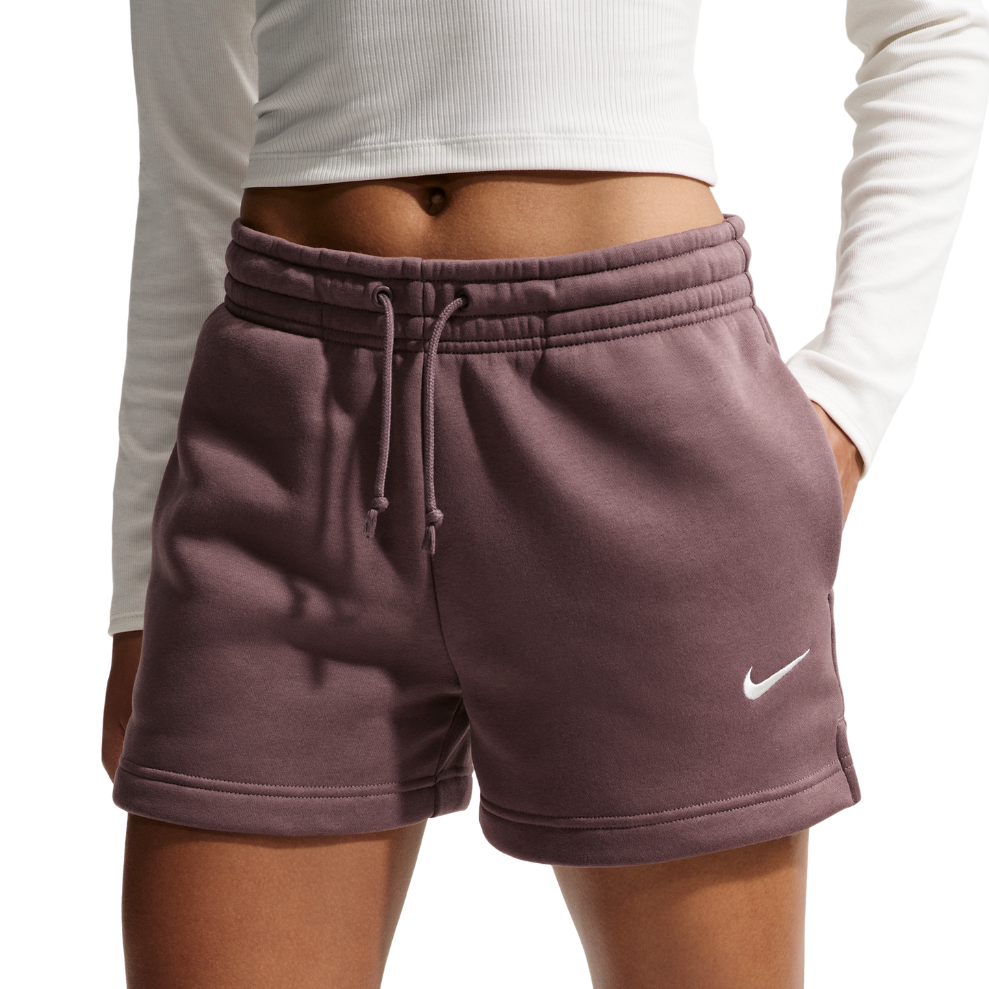 Nike PHNX Fleece OS Pullover Hoodie - Women's - Tattoo/Sail
