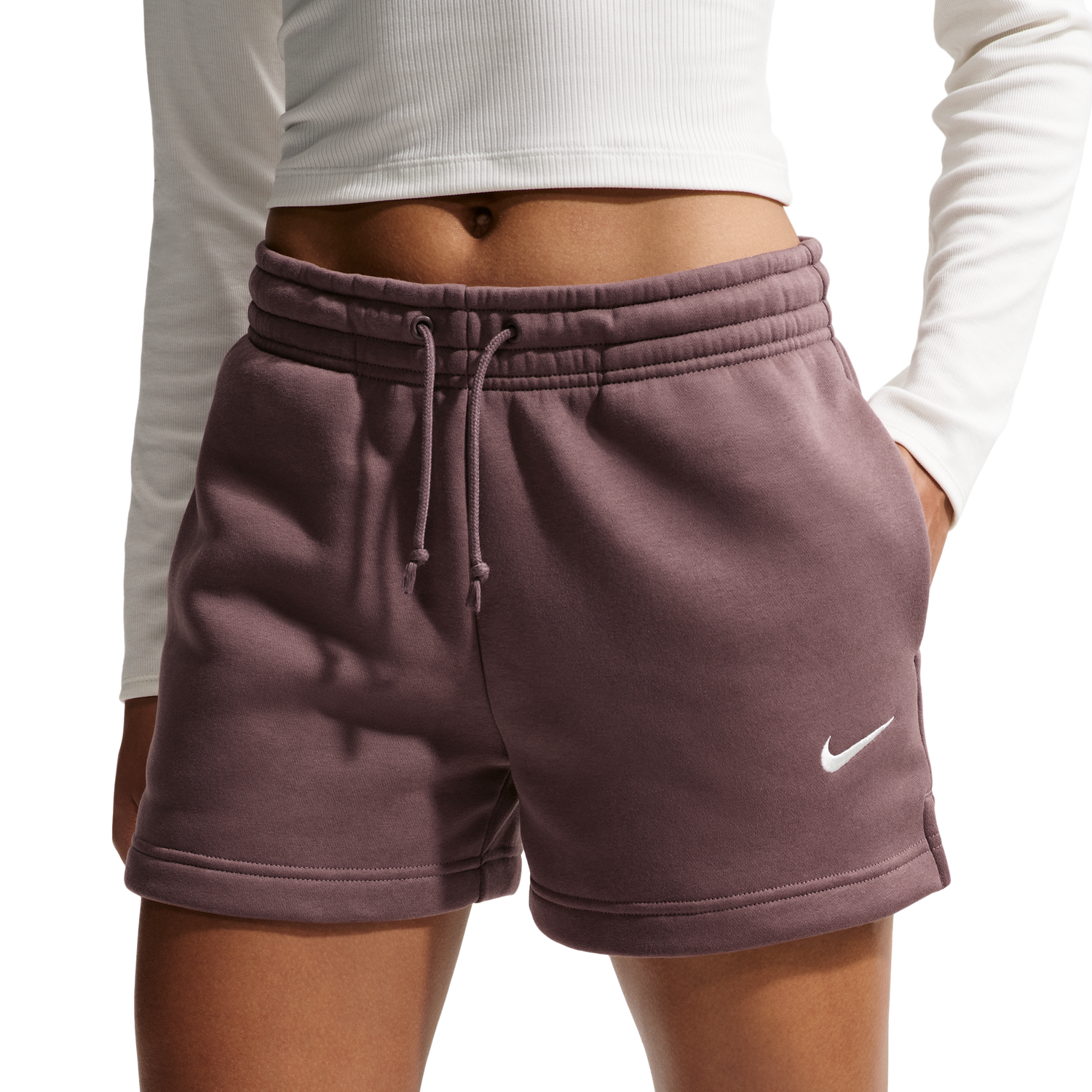 Nike PHNX Fleece OS Pullover Hoodie - Women's - Tattoo/Sail