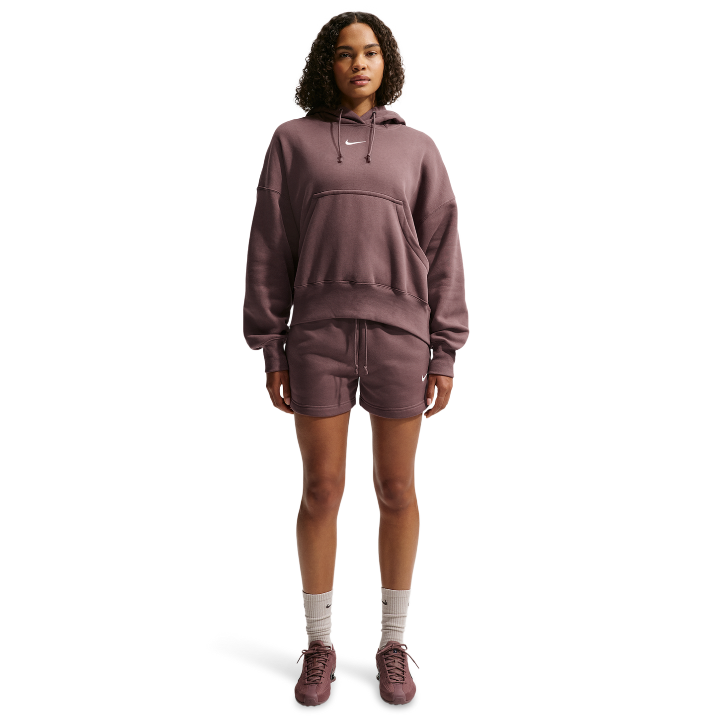 Nike PHNX Fleece OS Pullover Hoodie - Women's - Tattoo/Sail