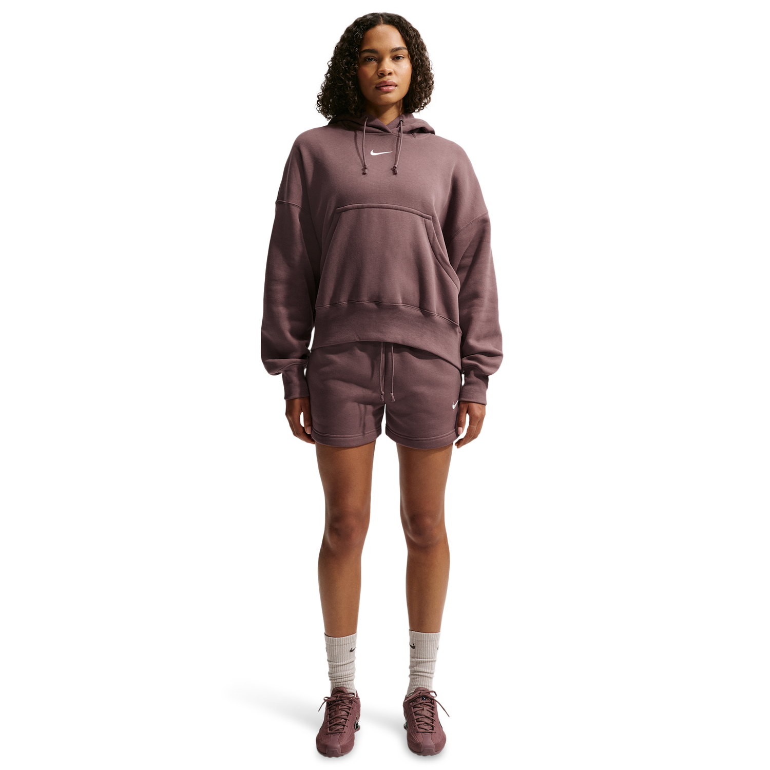 Nike PHNX Fleece OS Pullover Hoodie - Women's - Tattoo/Sail