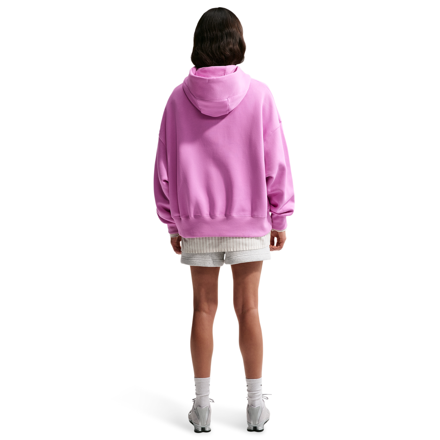 Nike PHNX Fleece OS Pullover Hoodie - Women's - Lt Magenta/Sail