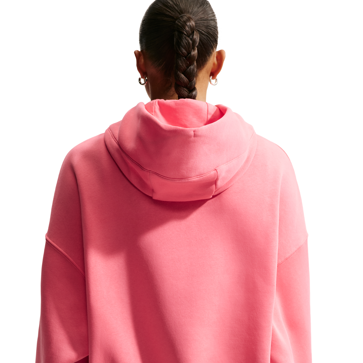 Nike PHNX Fleece OS Pullover Hoodie - Women's - Sea Coral/Sail