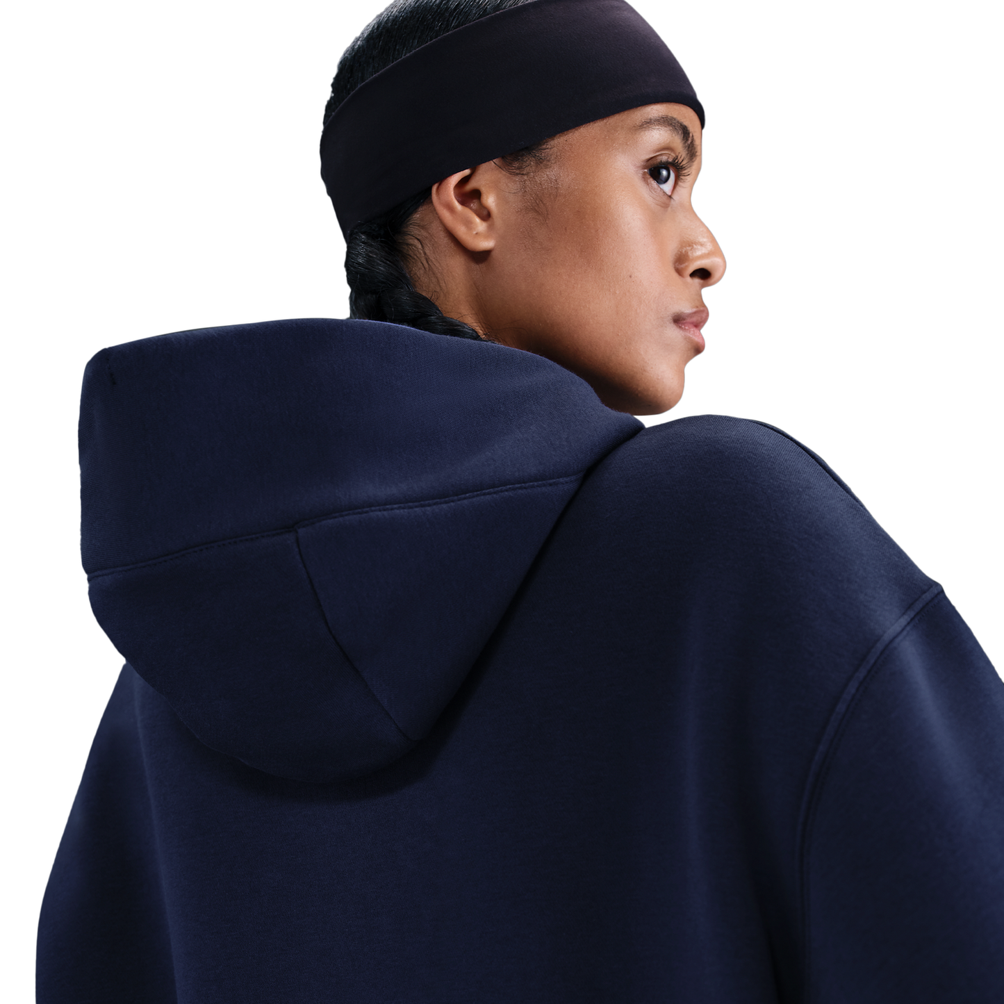 Nike Phoenix Fleece OS  Pullover Hoodie - Women's - Midnight Navy/Sail