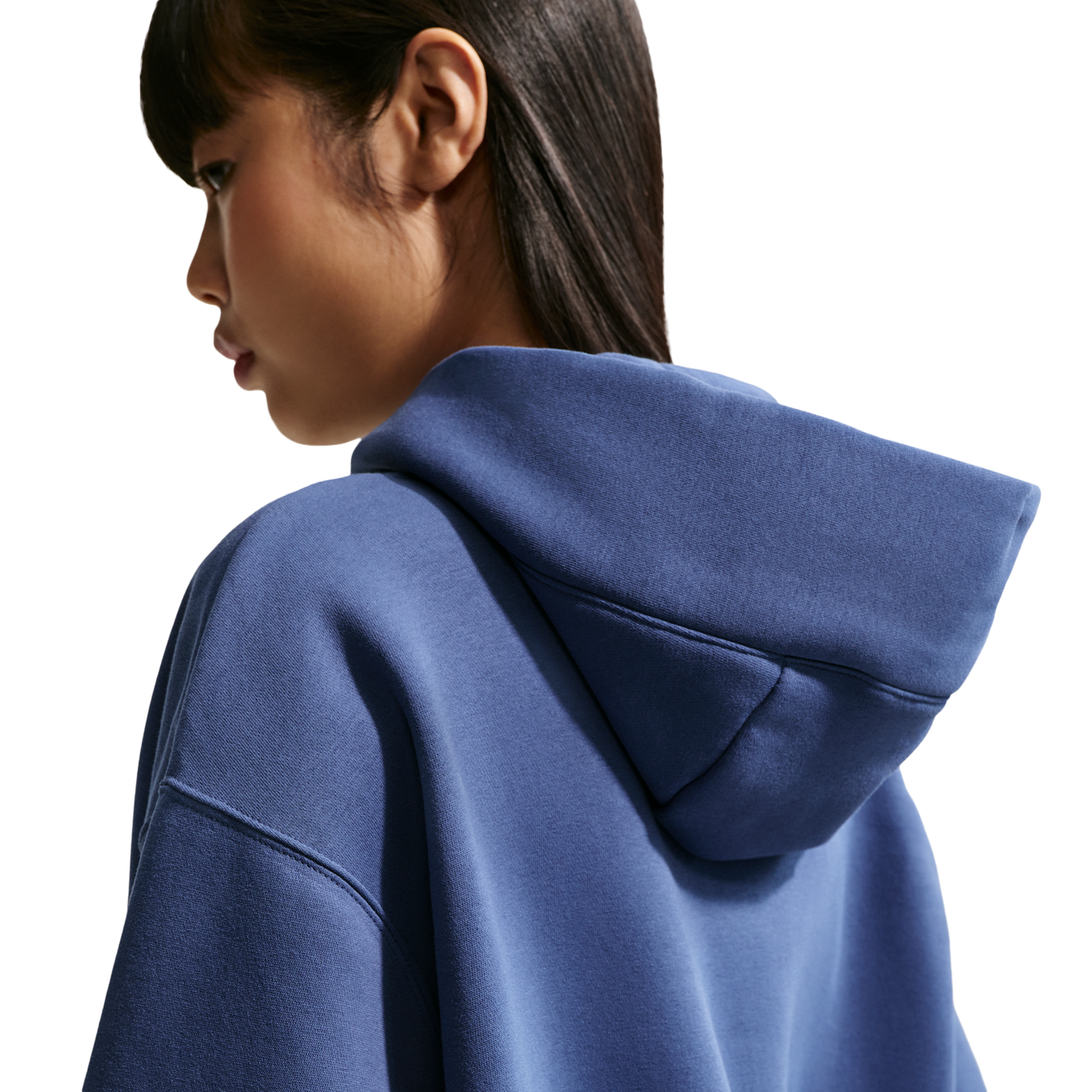 Nike Phoenix Fleece OS  Pullover Hoodie - Women's - Mystic Navy/Sail
