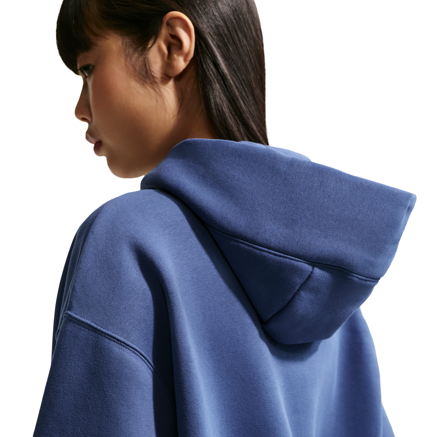 Nike Phoenix Fleece OS  Pullover Hoodie - Women's - Mystic Navy/Sail