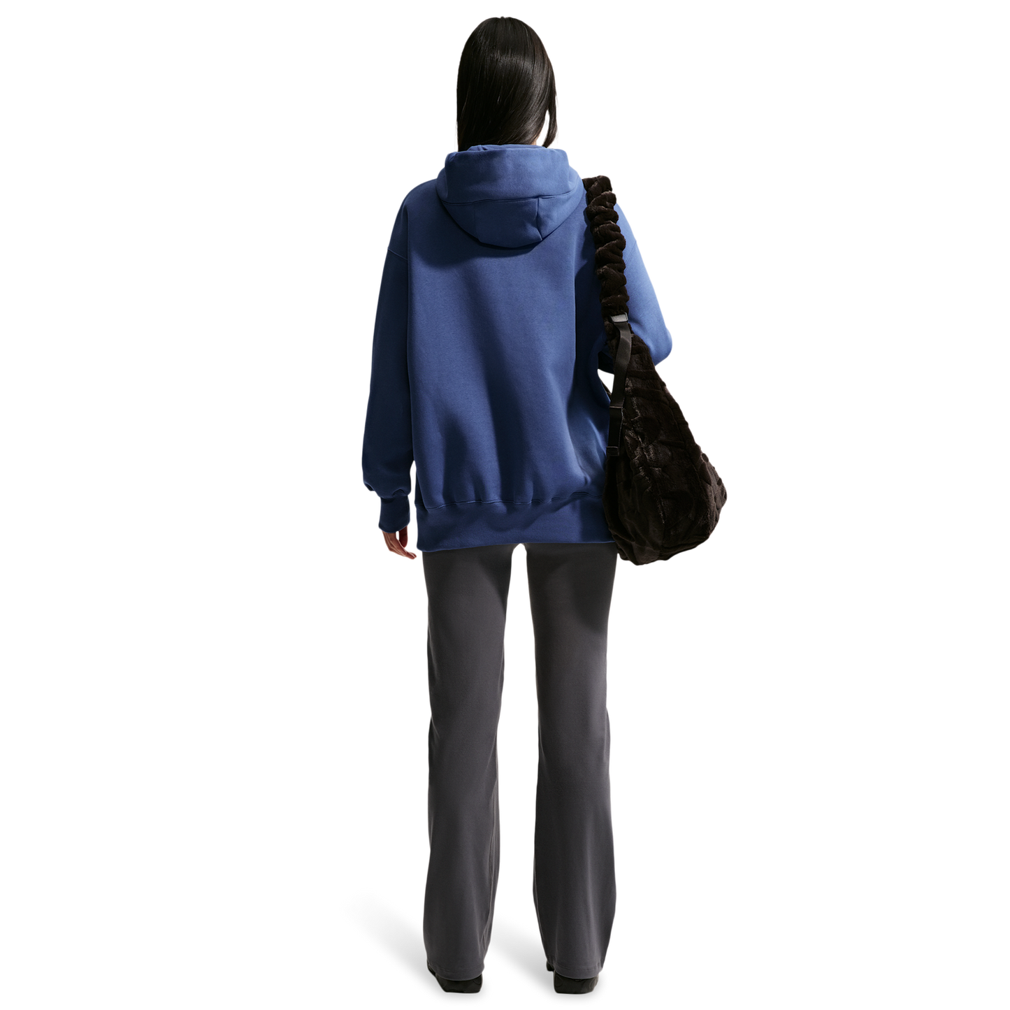 Nike Phoenix Fleece OS  Pullover Hoodie - Women's - Mystic Navy/Sail