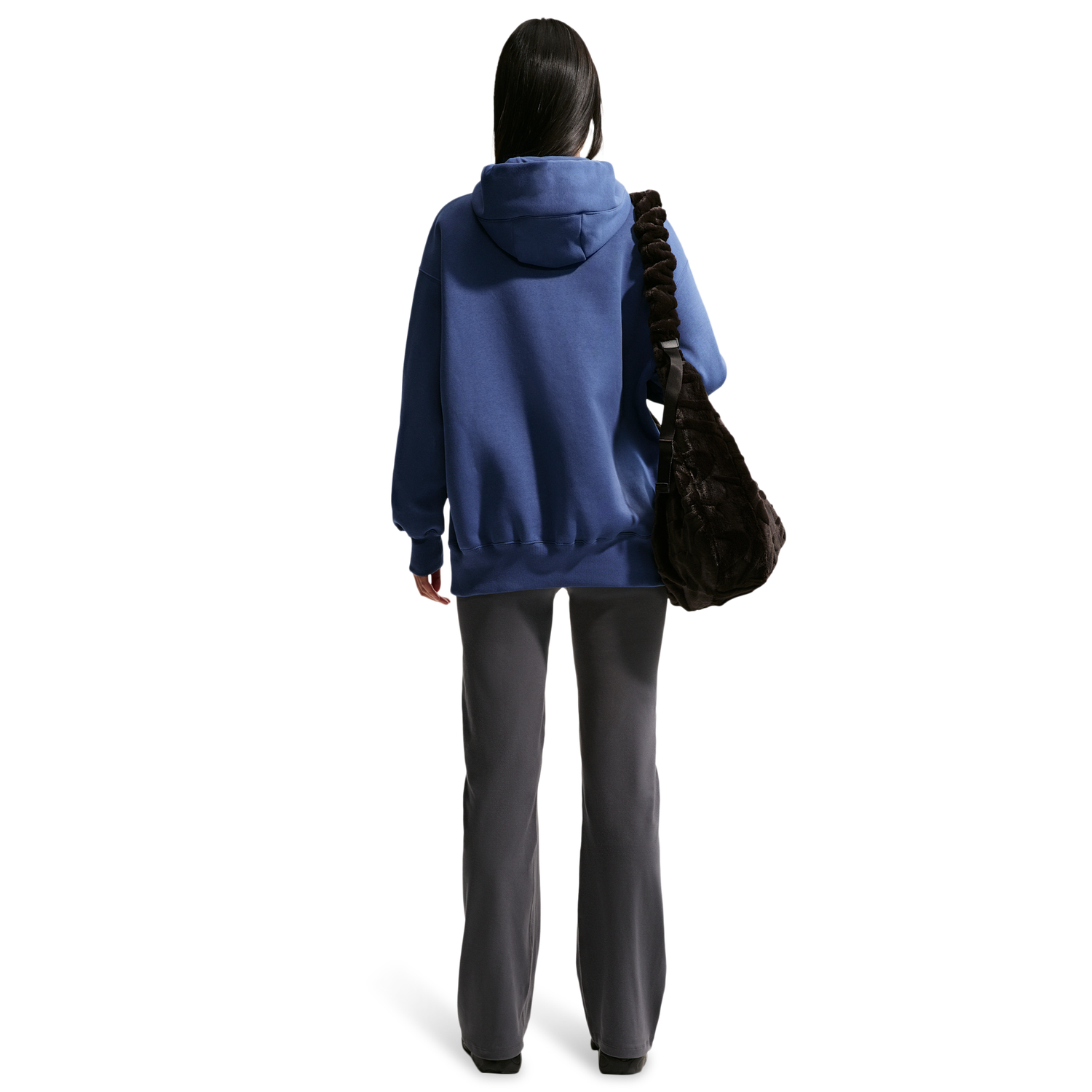 Nike Phoenix Fleece OS  Pullover Hoodie - Women's - Mystic Navy/Sail