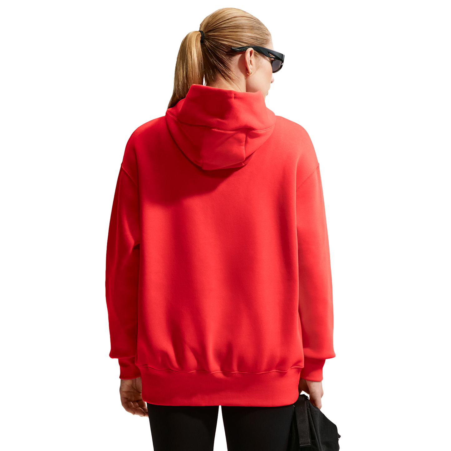 Nike Phoenix Fleece OS  Pullover Hoodie - Women's - Sail/Lt Crimson