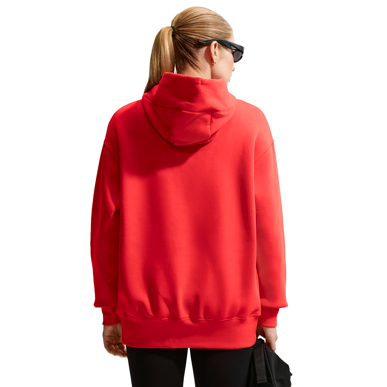 Nike Phoenix Fleece OS  Pullover Hoodie - Women's - Sail/Lt Crimson