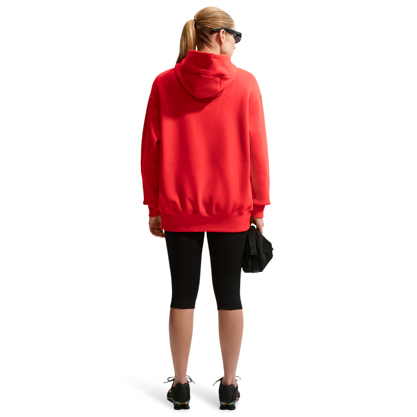 Nike Phoenix Fleece OS  Pullover Hoodie - Women's - Sail/Lt Crimson
