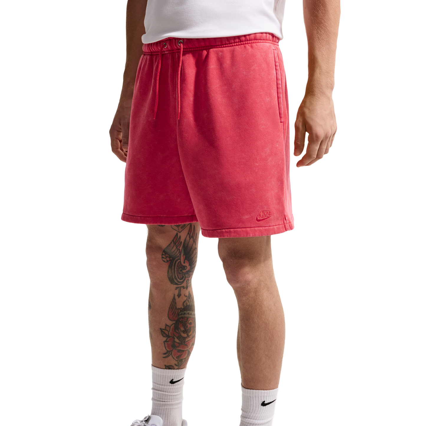 Nike Club Flow BB Short CWash - Men's - University Red/University Red