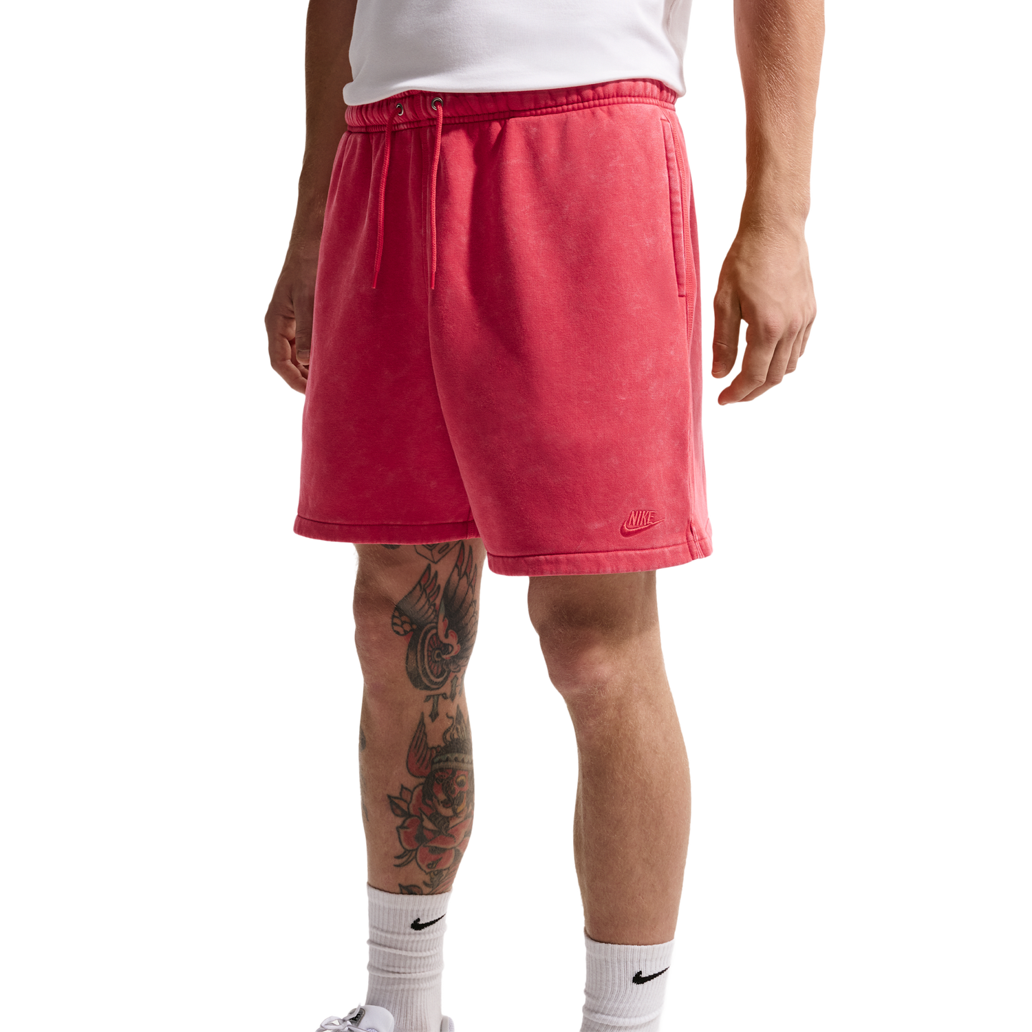 Nike Club Flow BB Short CWash - Men's - University Red/University Red
