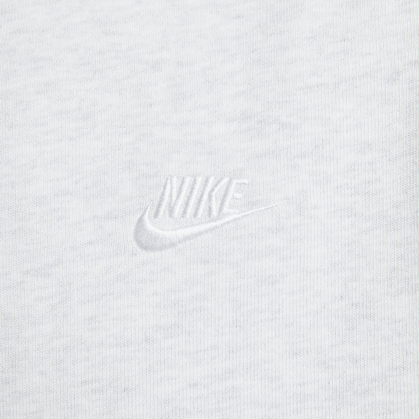 Nike Club SS Henley - Men's - Birch Heather/White/White