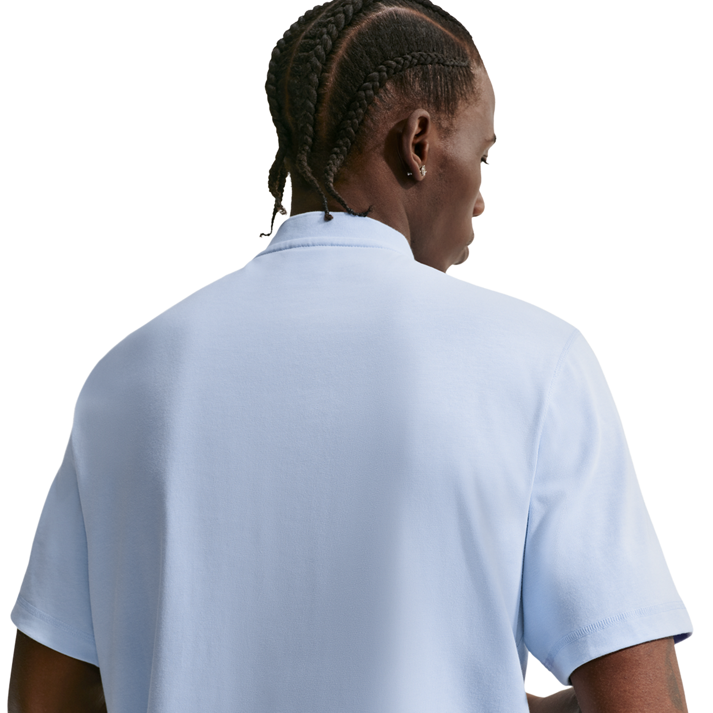 Nike Club SS Henley - Men's - Hydrogen Blue/Hydrogen Blue/White