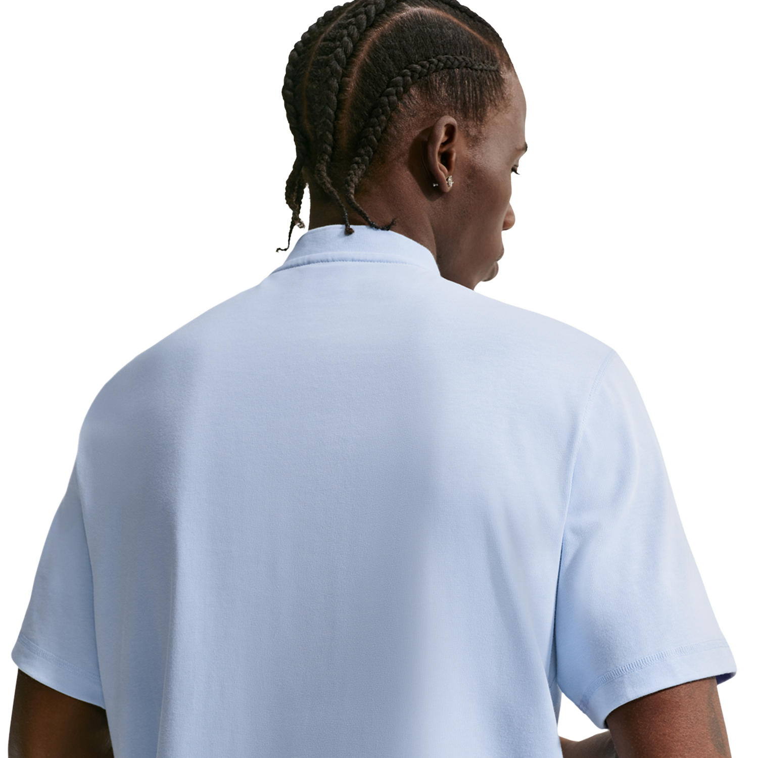 Nike Club SS Henley - Men's - Hydrogen Blue/Hydrogen Blue/White