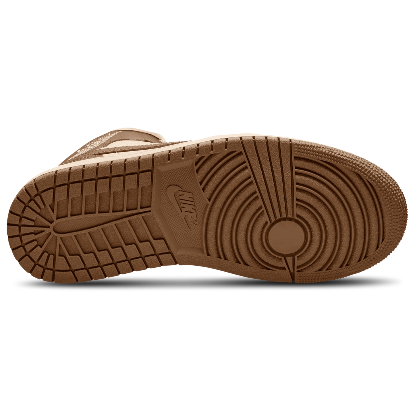 Jordan AJ 1 Mid - Women's - Light British Tan/Chalk