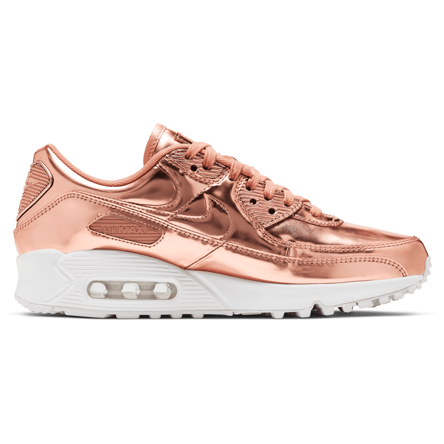 Nike Air Max 90 LX - Women's - Rose Gold/Mtlc Red Bronze/Rose Gold