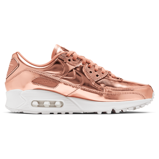 Nike Air Max 90 LX - Women's - Rose Gold/Mtlc Red Bronze/Rose Gold