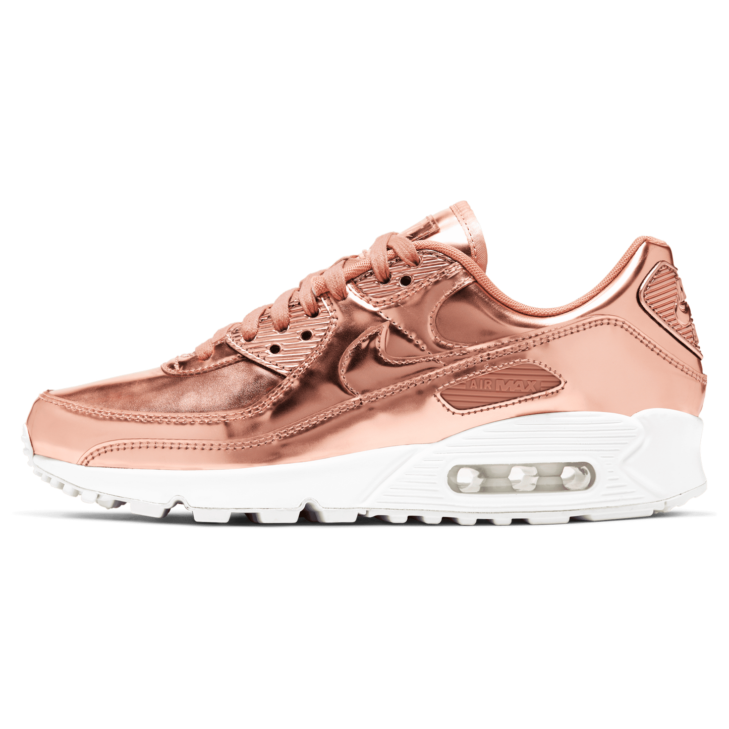 Nike Air Max 90 LX - Women's - Rose Gold/Mtlc Red Bronze/Rose Gold