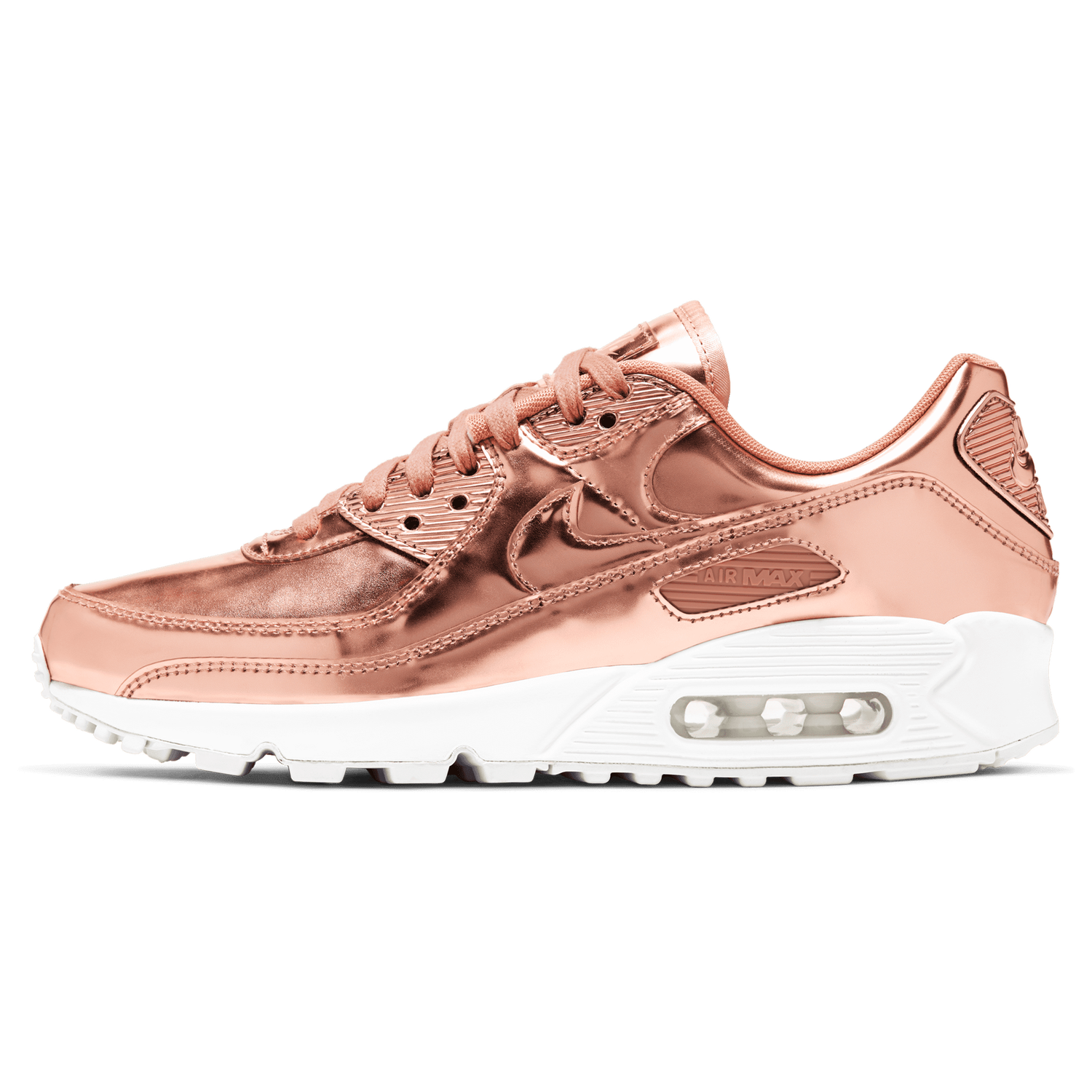 Nike Air Max 90 LX - Women's - Rose Gold/Mtlc Red Bronze/Rose Gold