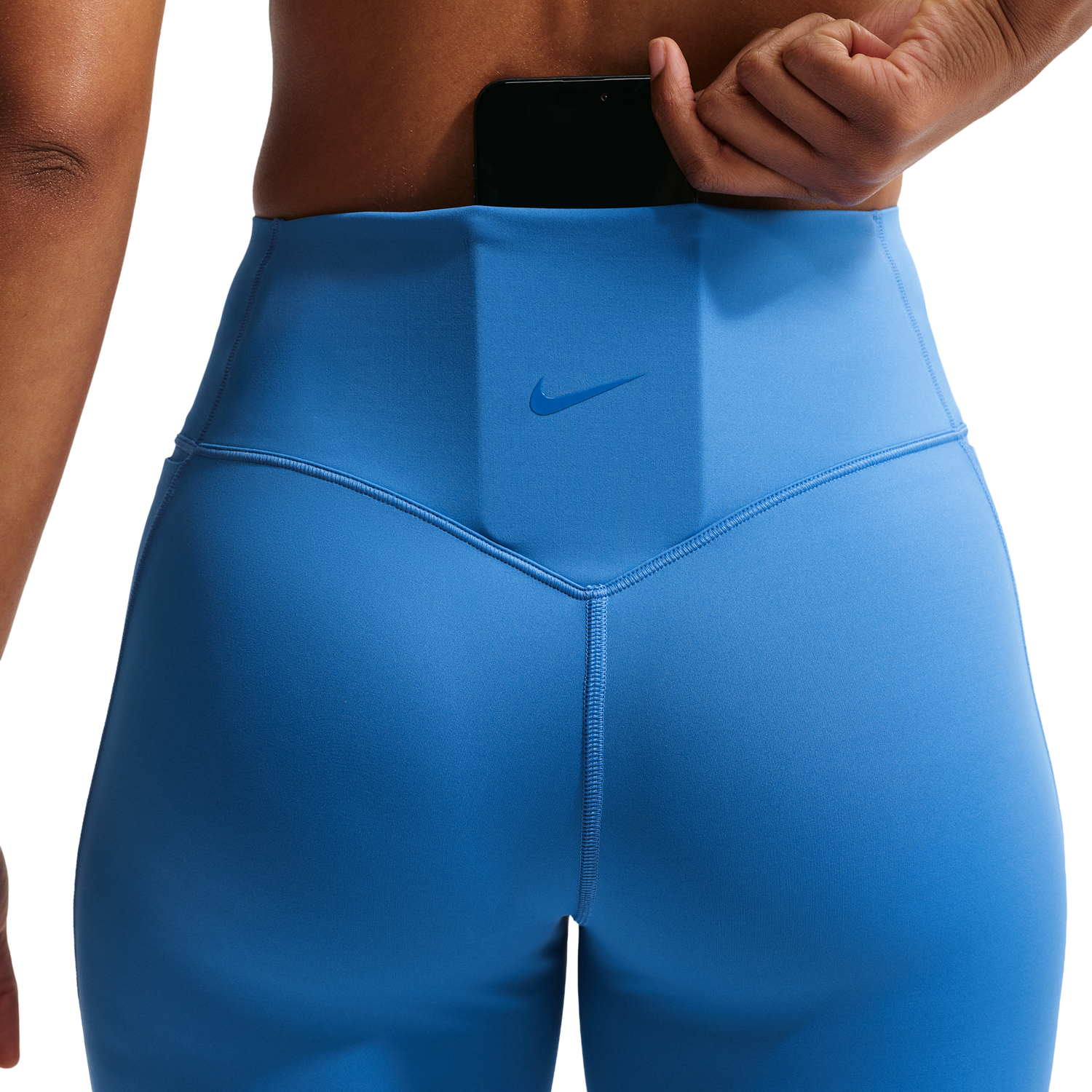 Nike Drifit Universal HR 8In Pocket Short - Women's - Lt Photo Blue/Blue Spark/Blue Spark