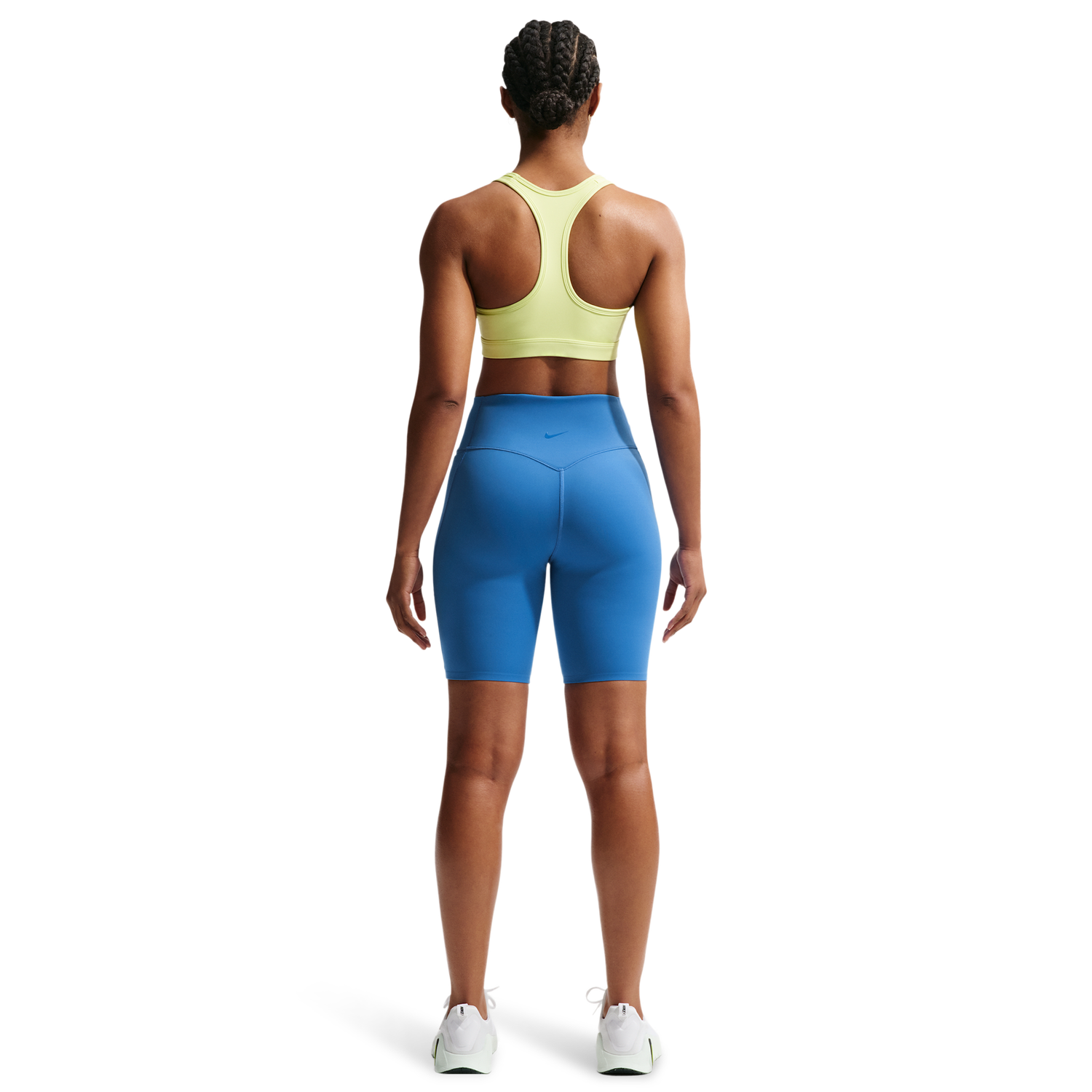 Nike Drifit Universal HR 8In Pocket Short - Women's - Lt Photo Blue/Blue Spark/Blue Spark